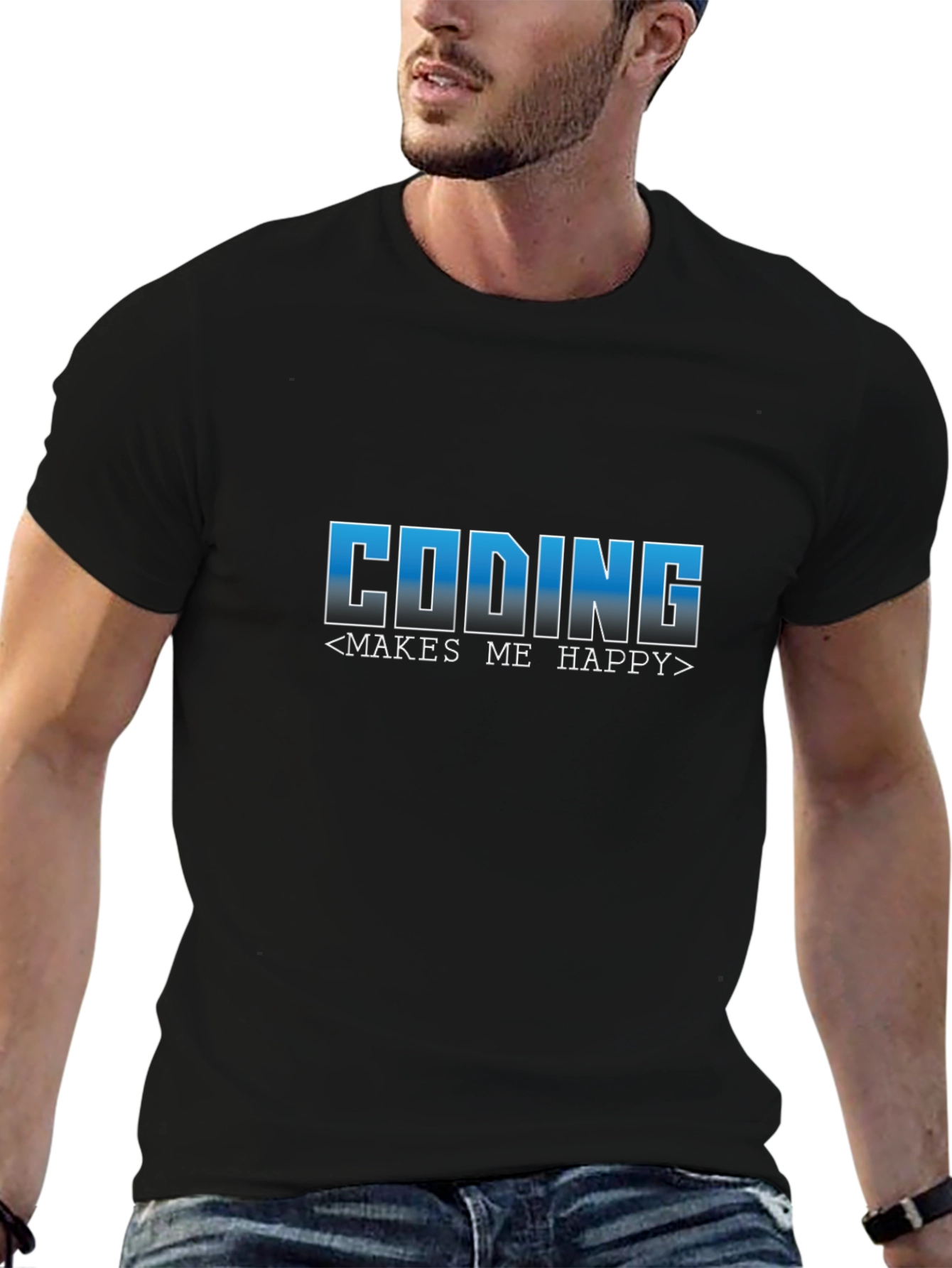 Coding Makes Me Happy T-Shirt