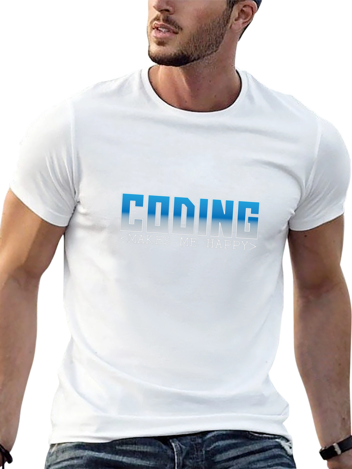 Coding Makes Me Happy T-Shirt