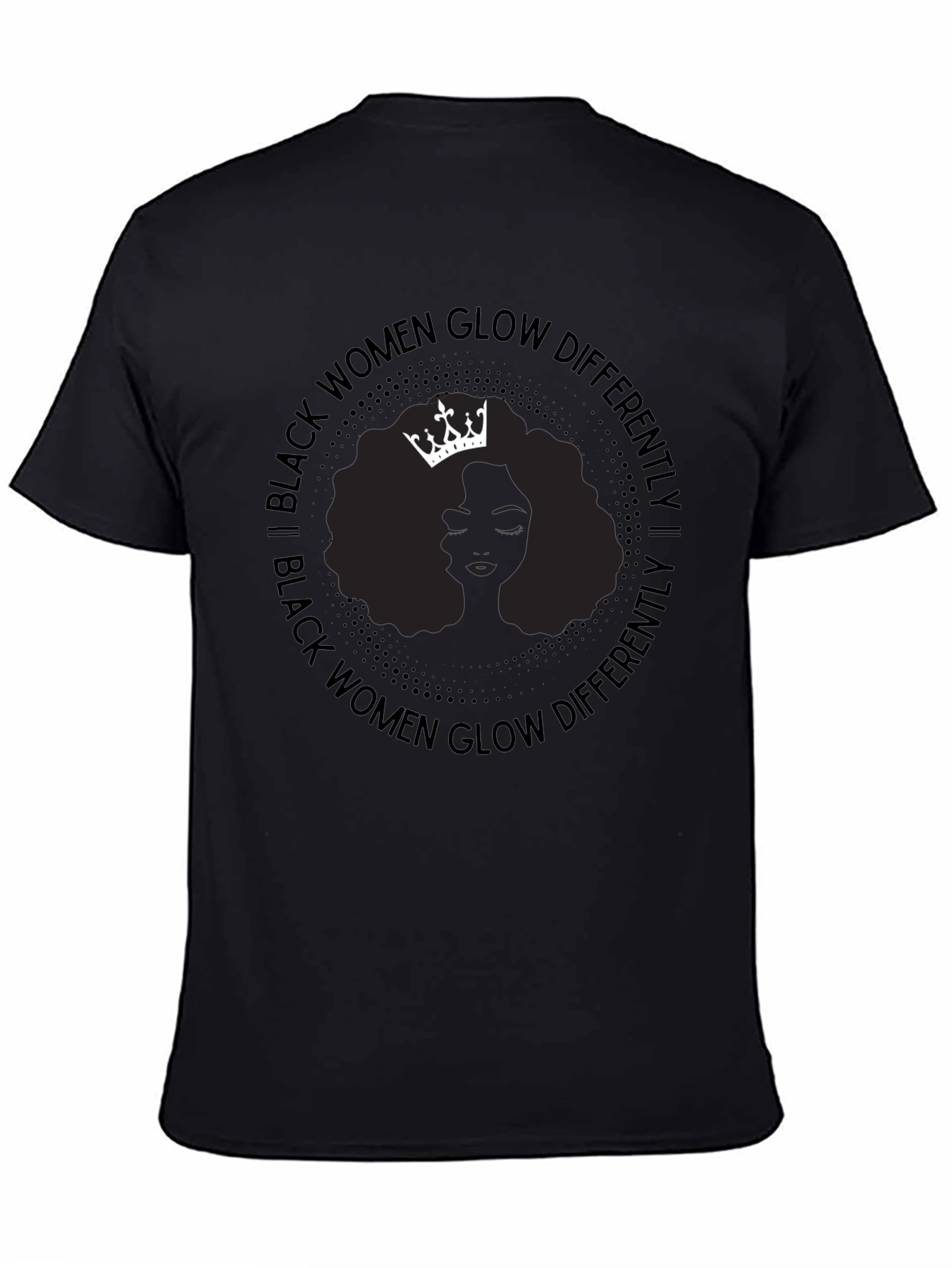 Black Women Glow Differently Graphic T-Shirt