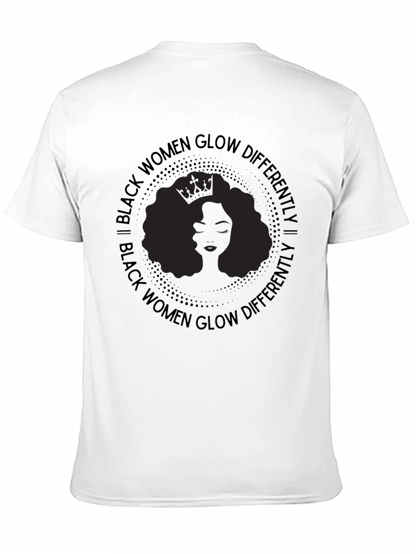 Black Women Glow Differently Graphic T-Shirt