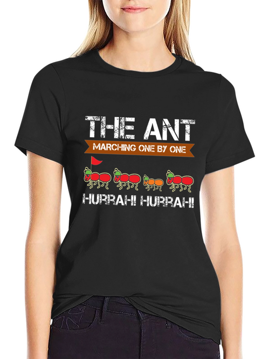 Ant Marching One By One Graphic T-Shirt