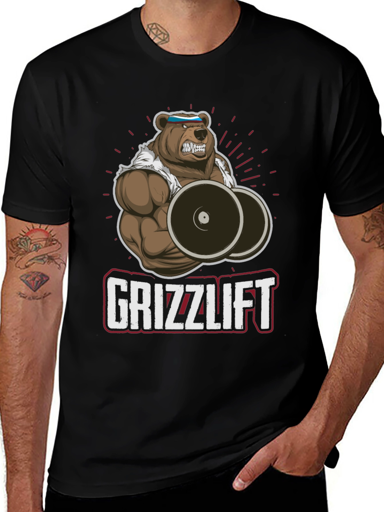 Grizzlift Bear Gym T-Shirt