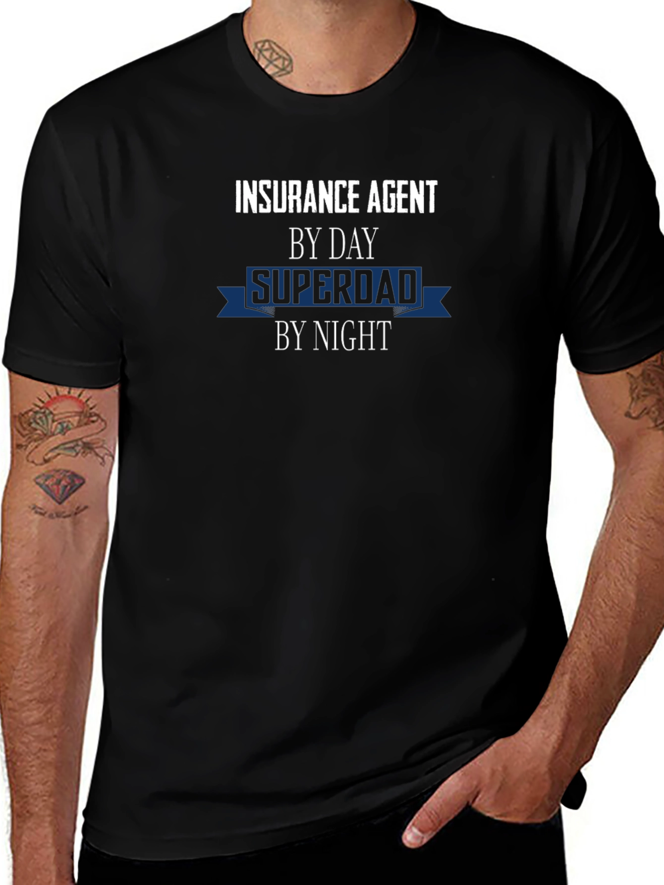 Insurance Agent Superdad T-Shirt