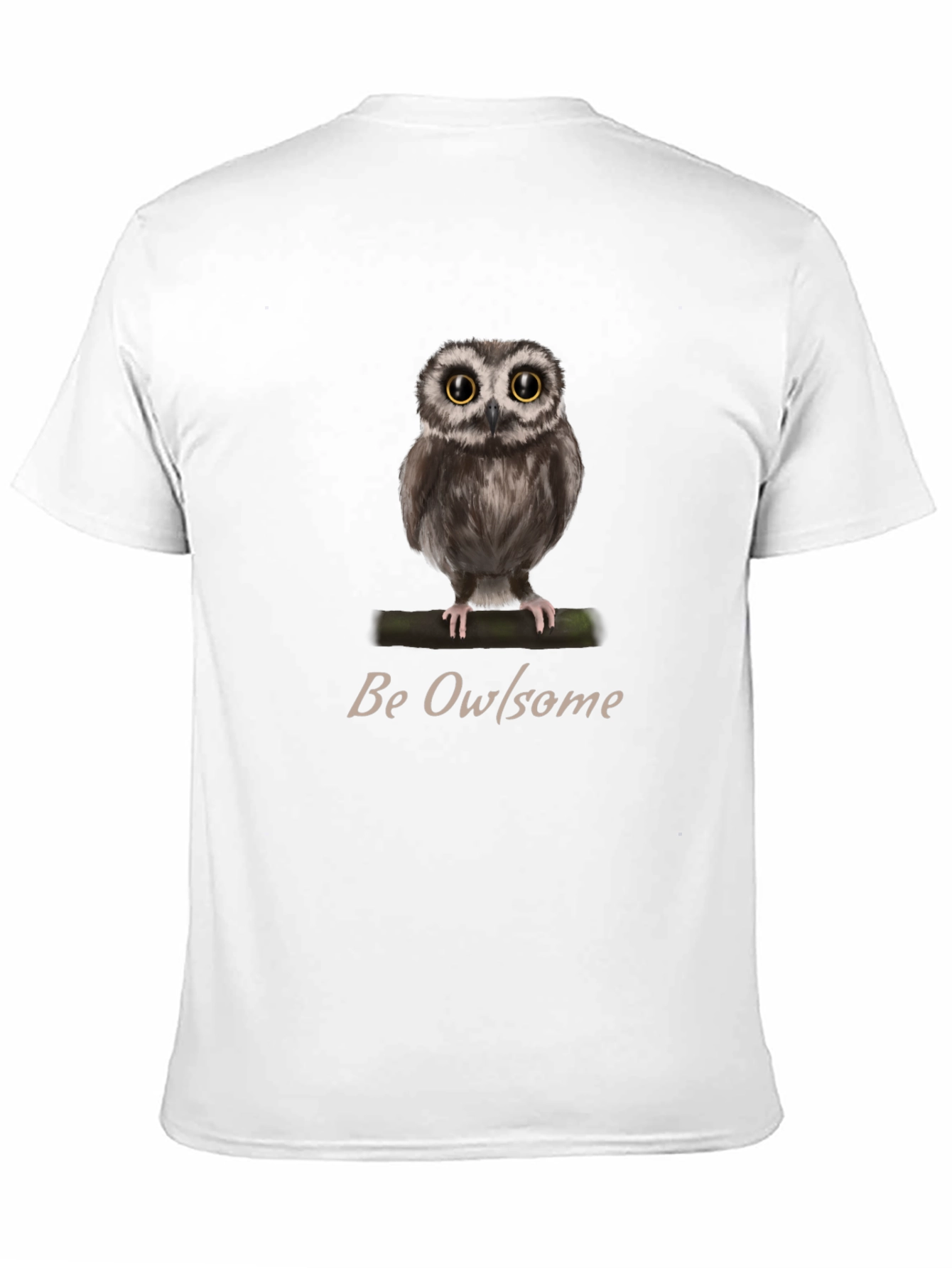 Be Owlsome T-Shirt - Cute Owl Graphic Tee