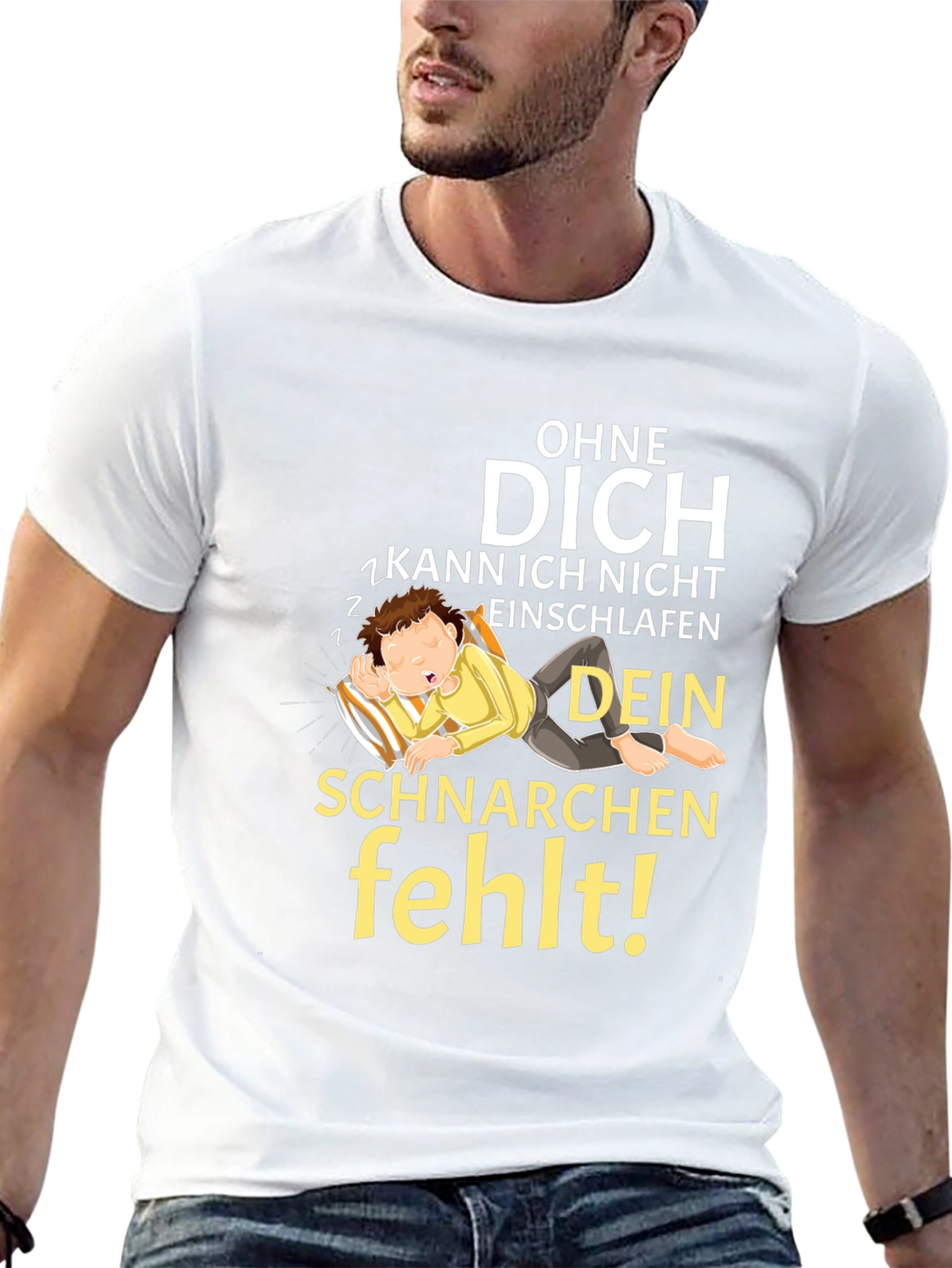 Snoring Humor Graphic T-Shirt