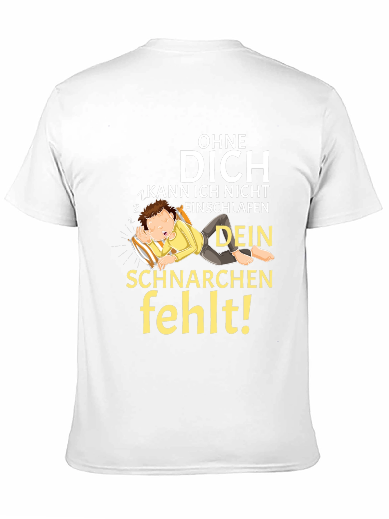 Snoring Humor Graphic T-Shirt