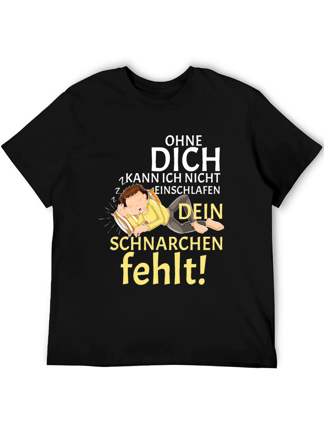 Snoring Humor Graphic T-Shirt