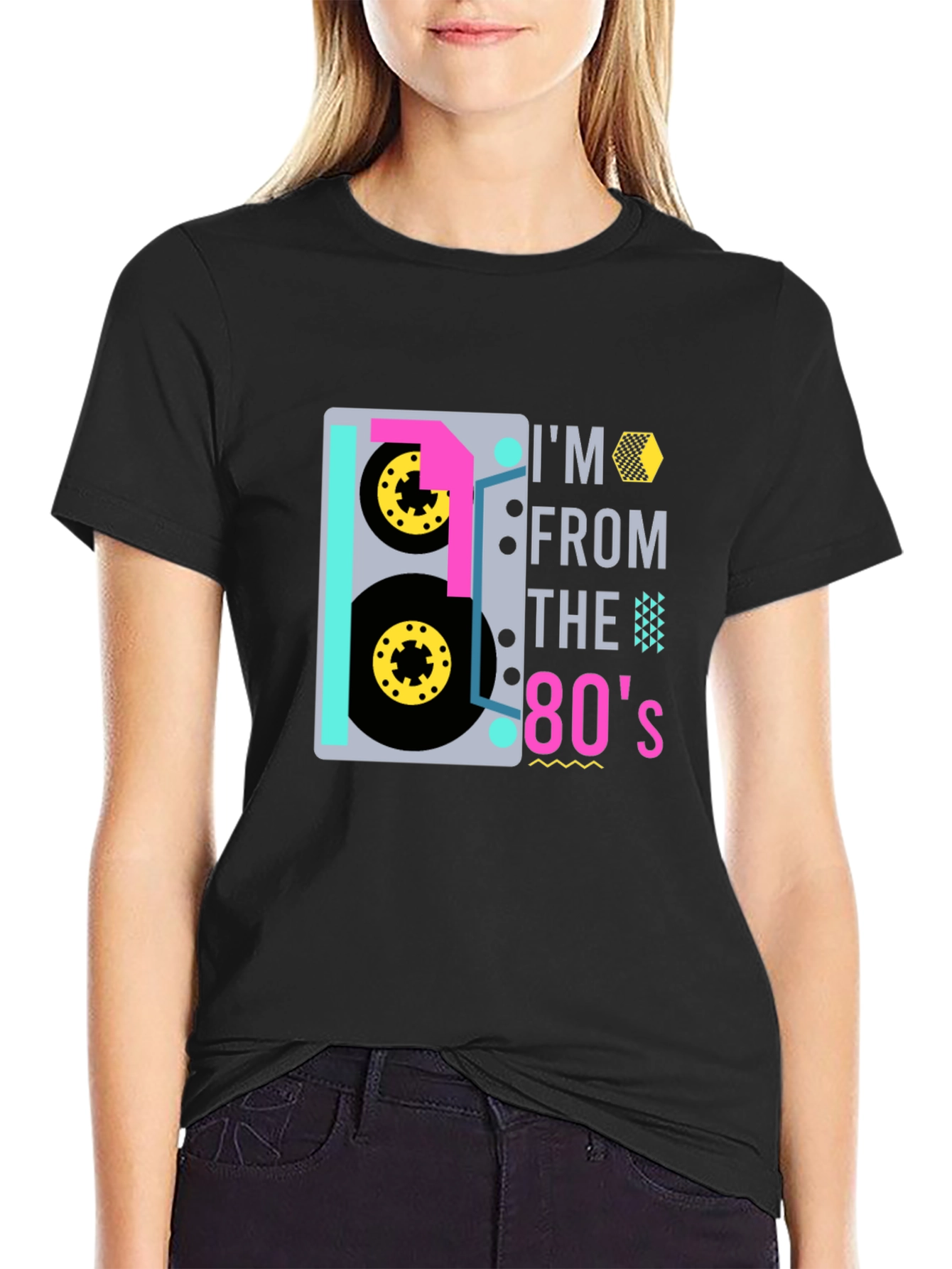 Retro 80s Cassette Tape Graphic T-Shirt