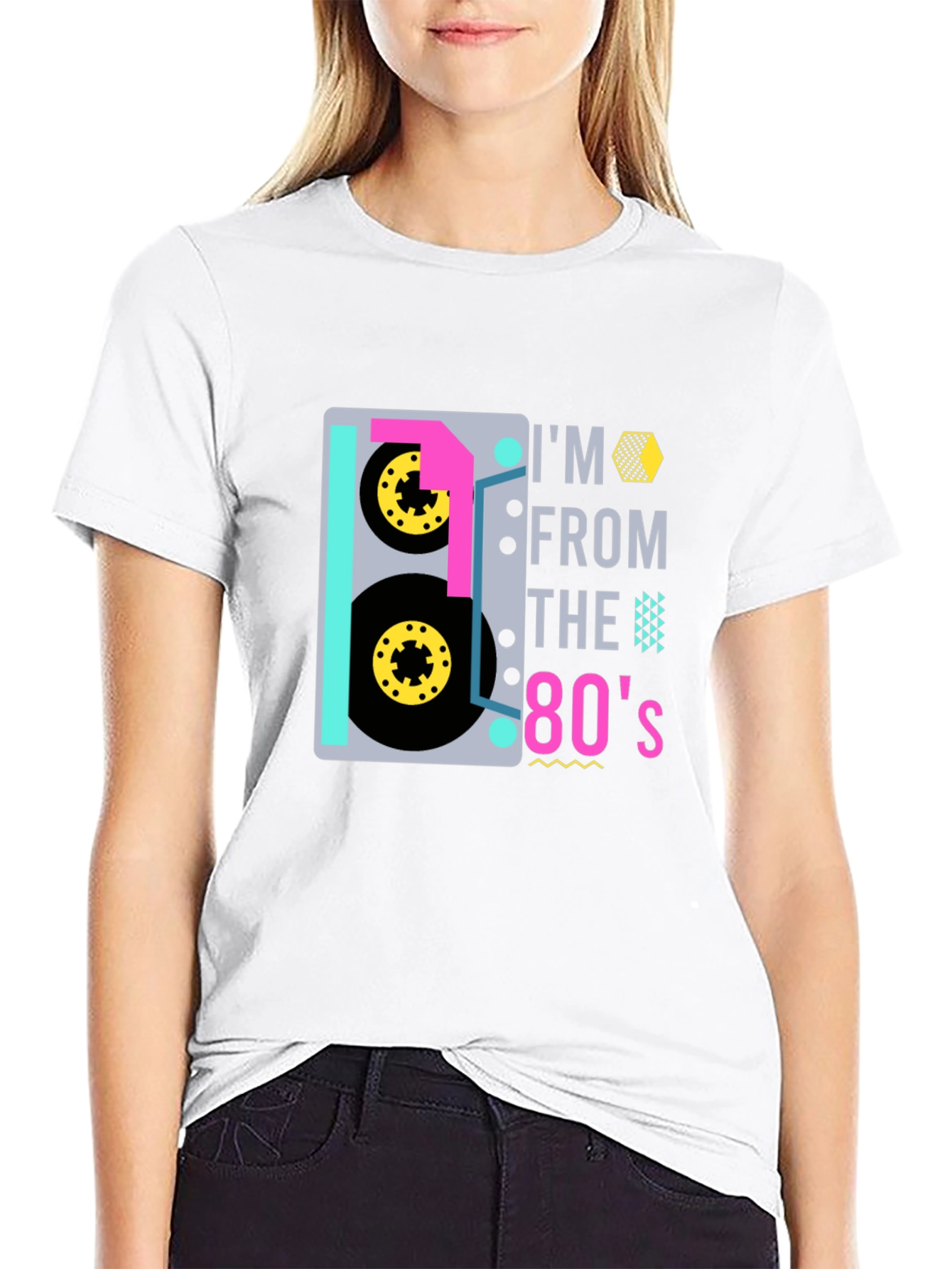 Retro 80s Cassette Tape Graphic T-Shirt