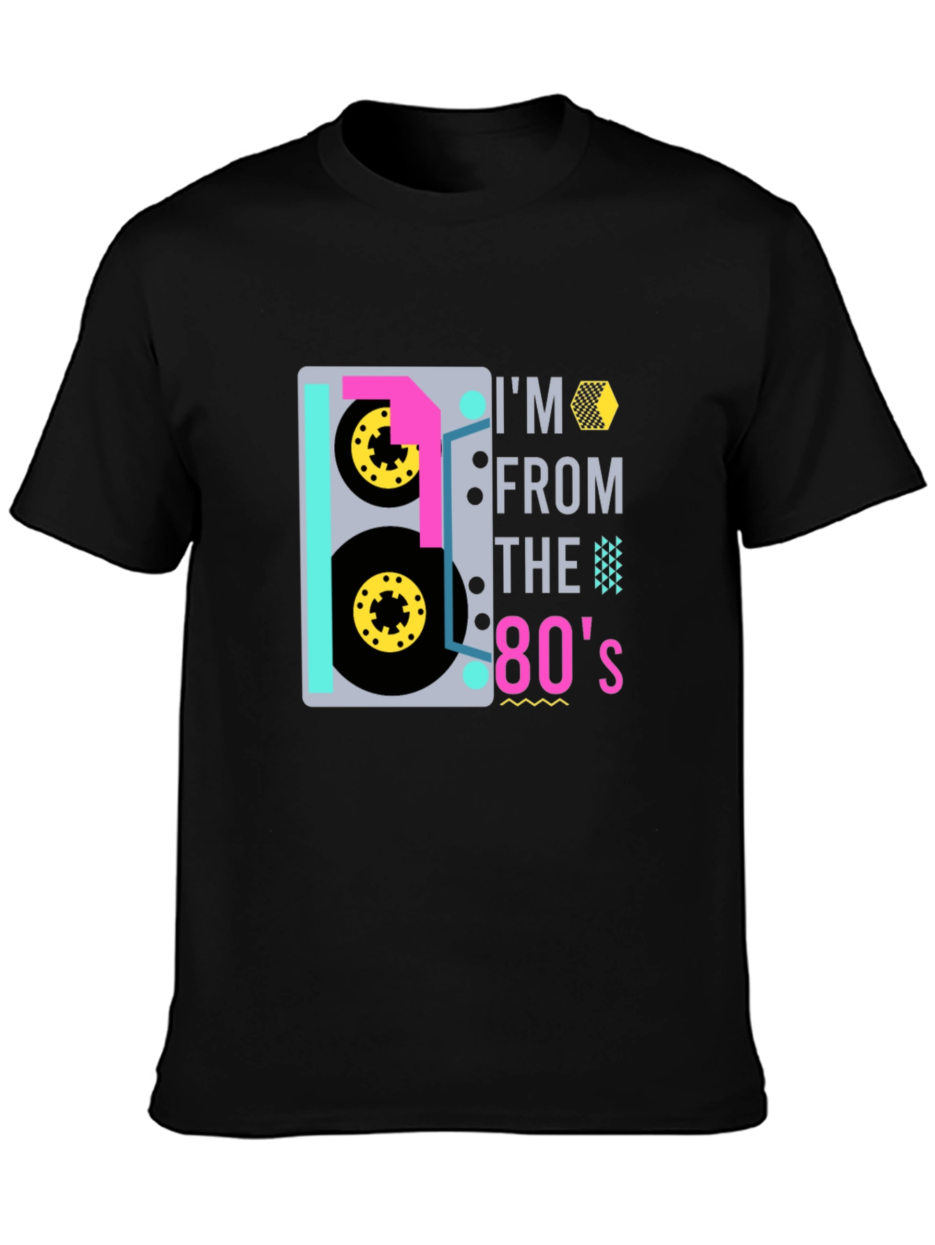 Retro 80s Cassette Tape Graphic T-Shirt
