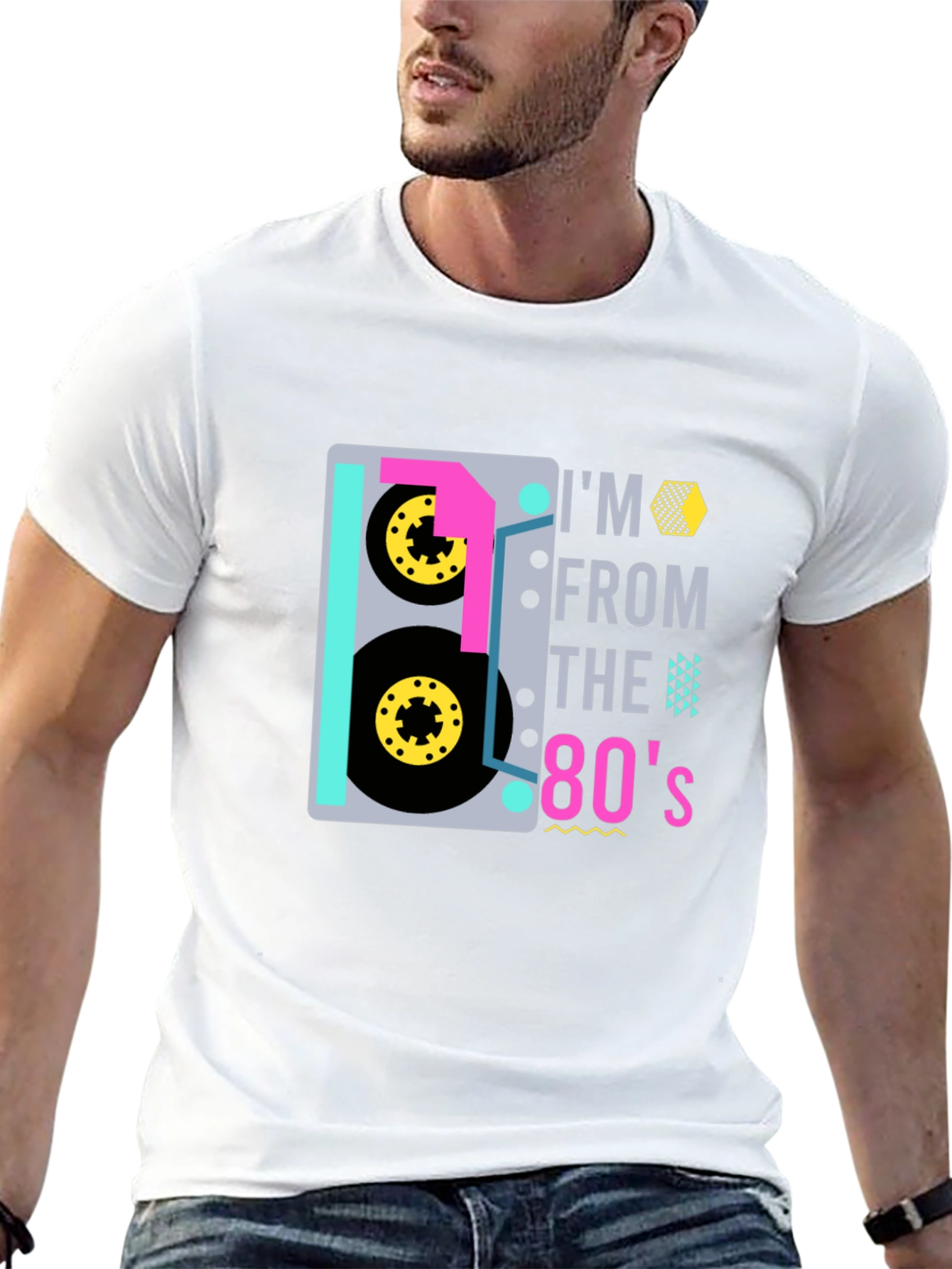 Retro 80s Cassette Tape Graphic T-Shirt