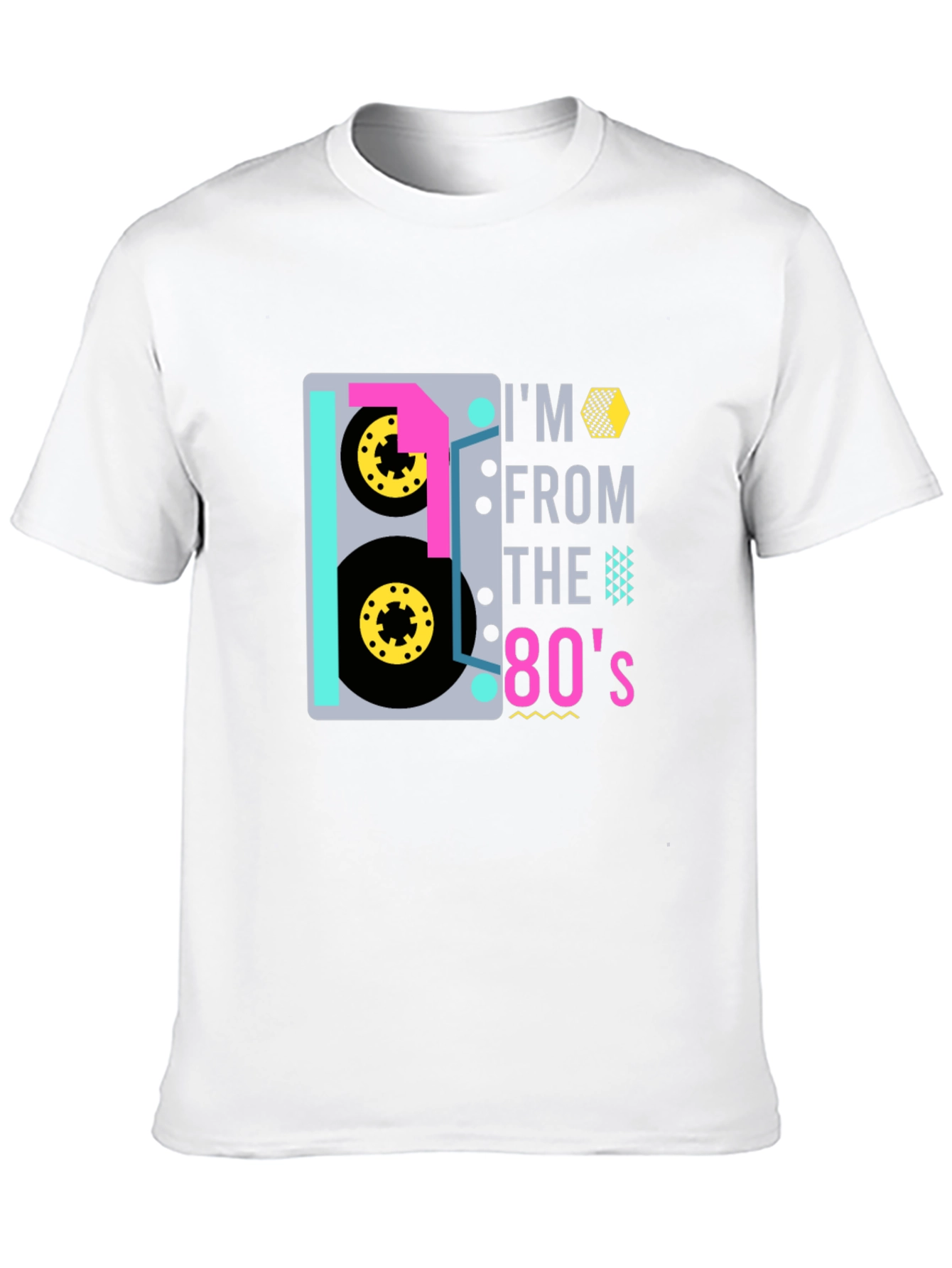 Retro 80s Cassette Tape Graphic T-Shirt