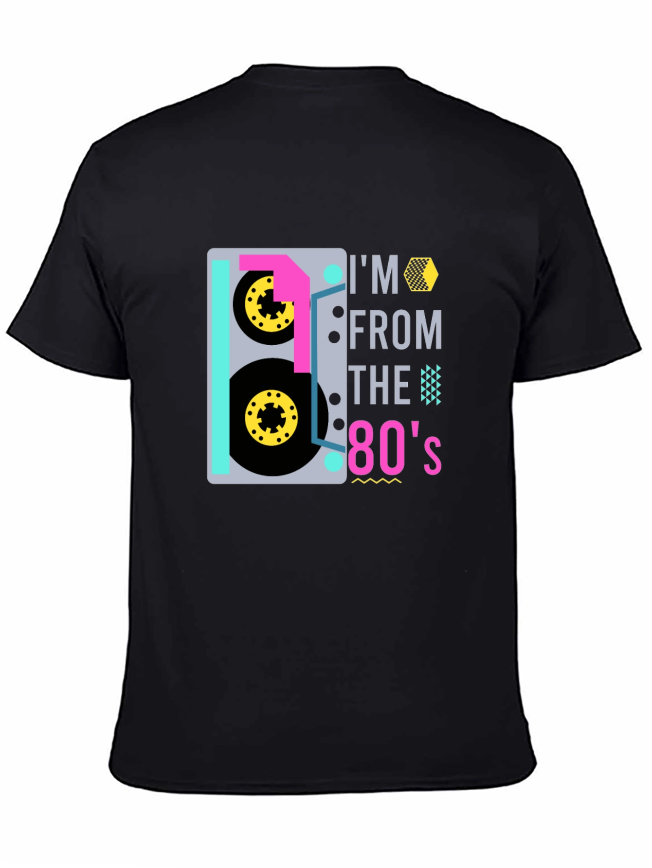 Retro 80s Cassette Tape Graphic T-Shirt