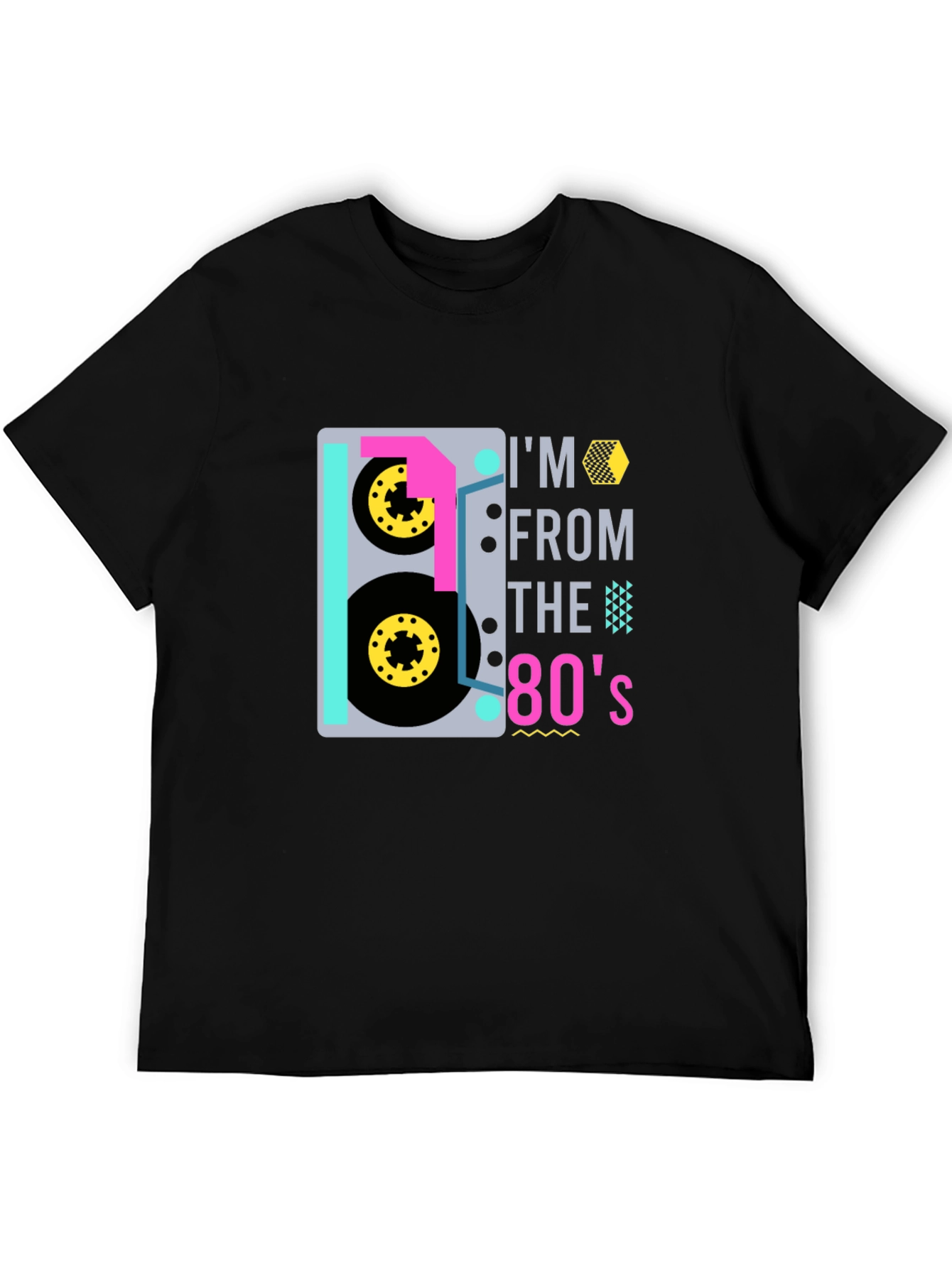 Retro 80s Cassette Tape Graphic T-Shirt