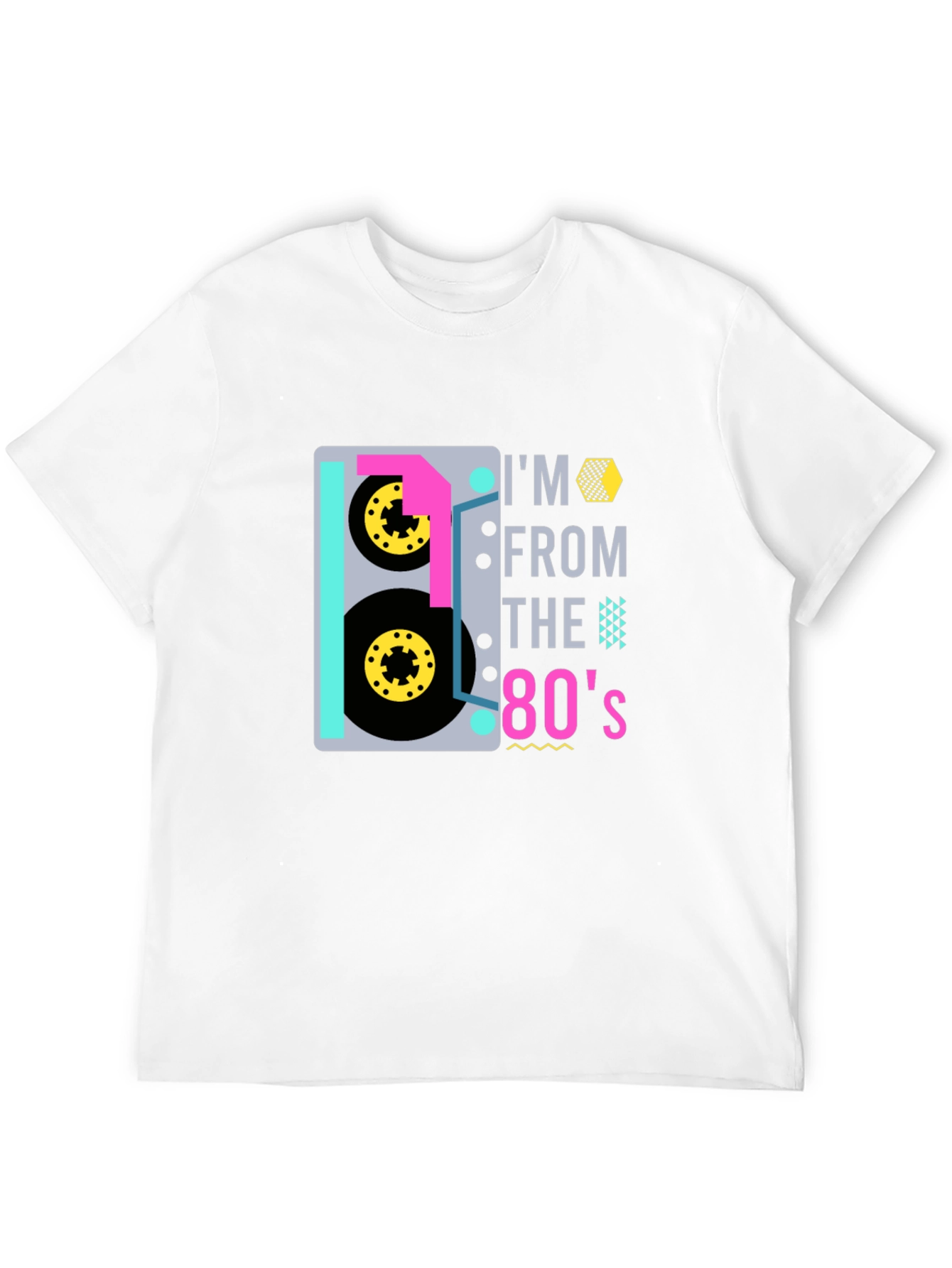 Retro 80s Cassette Tape Graphic T-Shirt