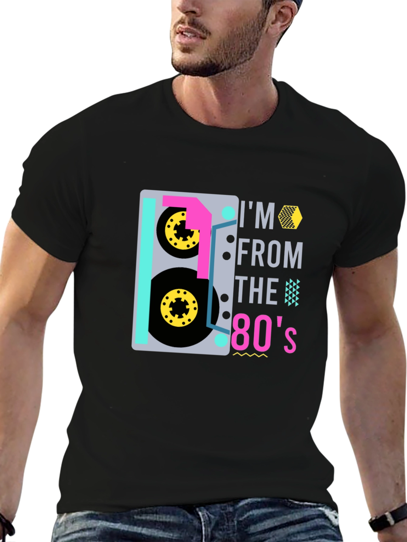 Retro 80s Cassette Tape Graphic T-Shirt