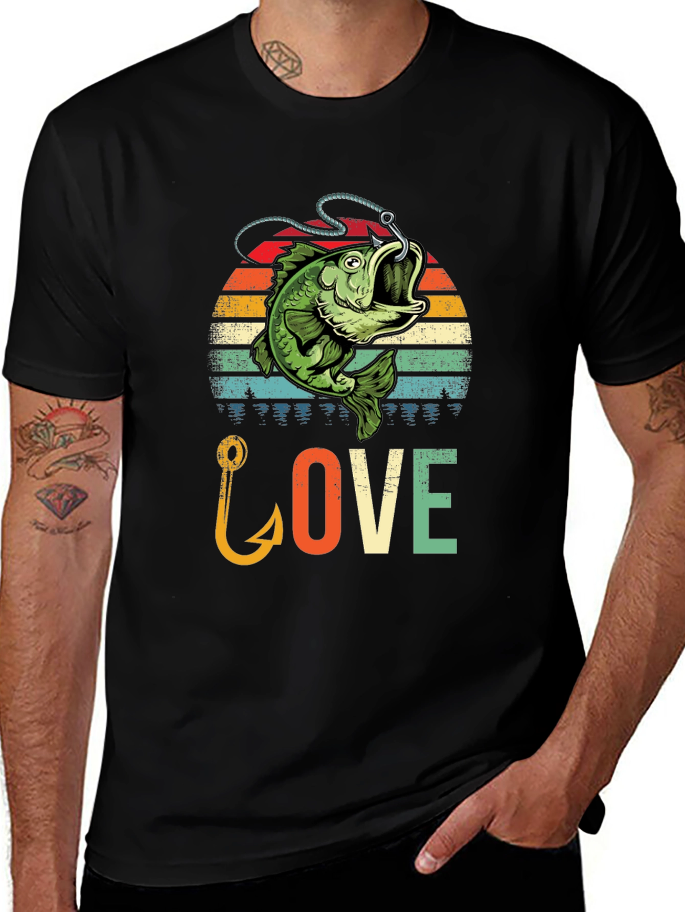 Fishing Lover Graphic T-Shirt