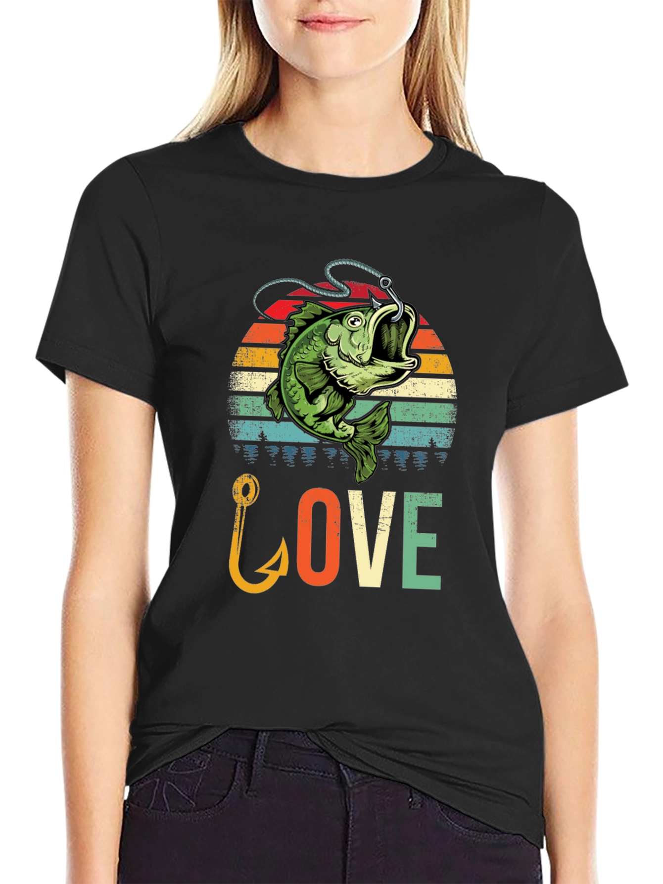 Fishing Lover Graphic T-Shirt