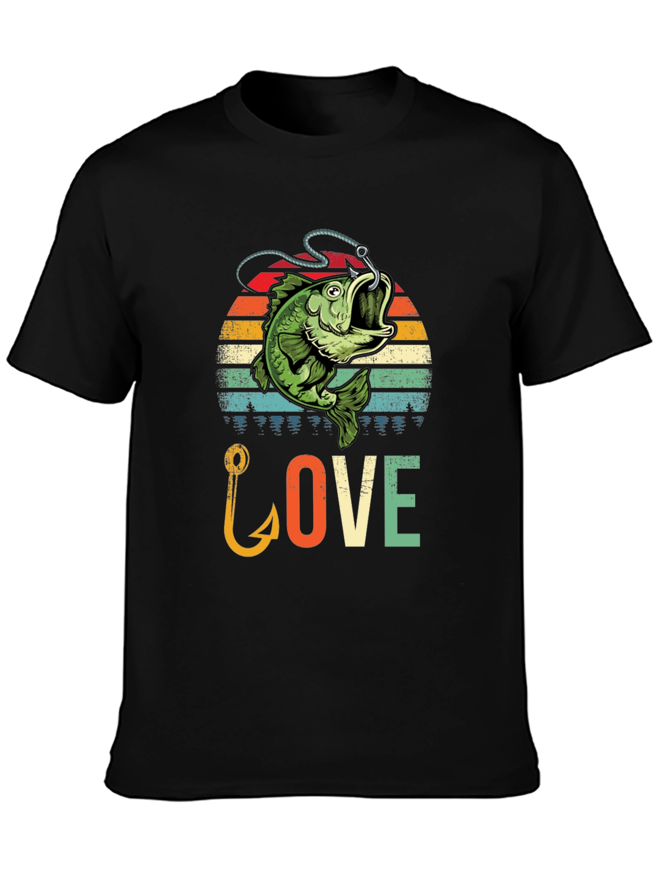 Fishing Lover Graphic T-Shirt