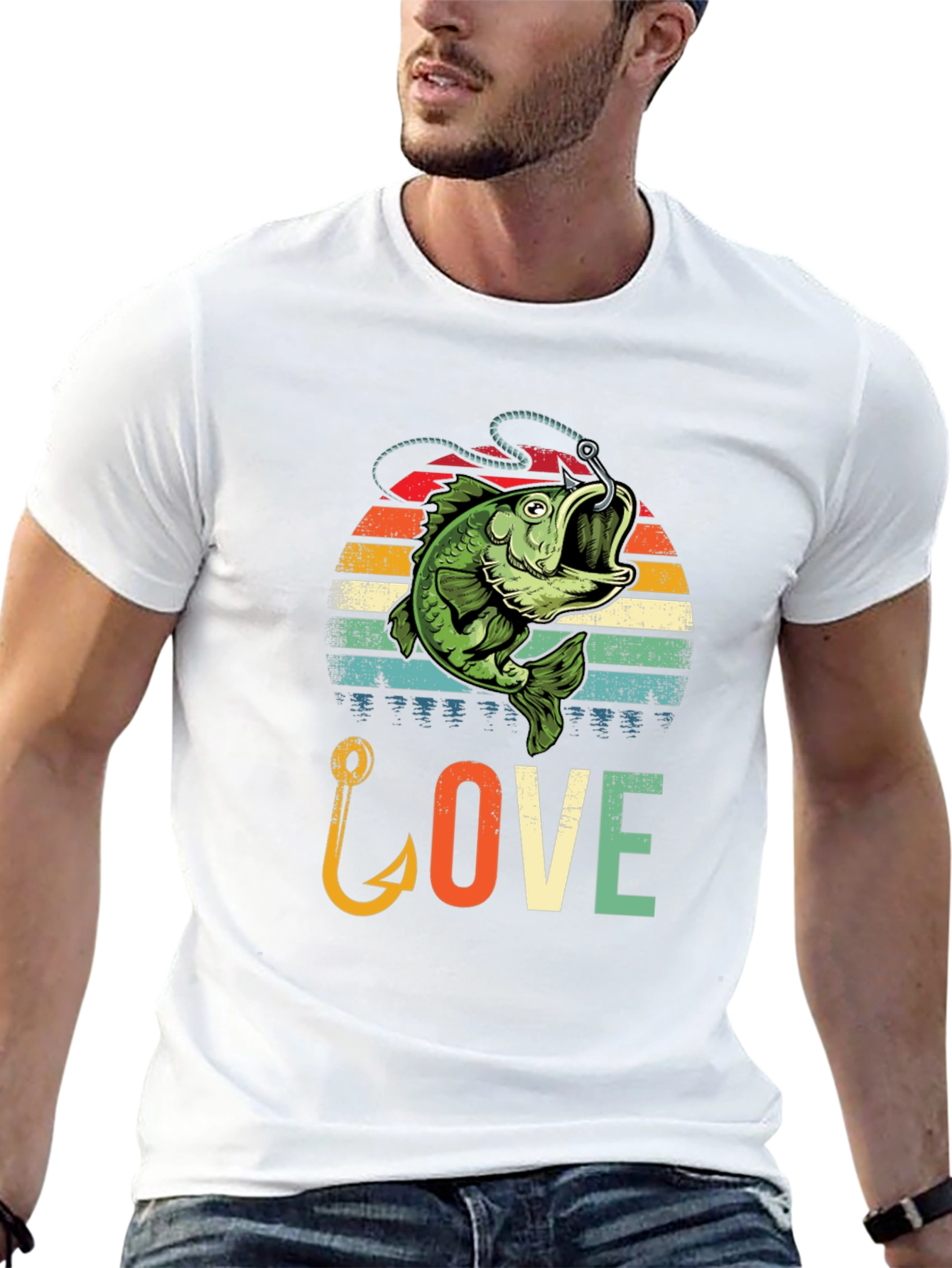 Fishing Lover Graphic T-Shirt