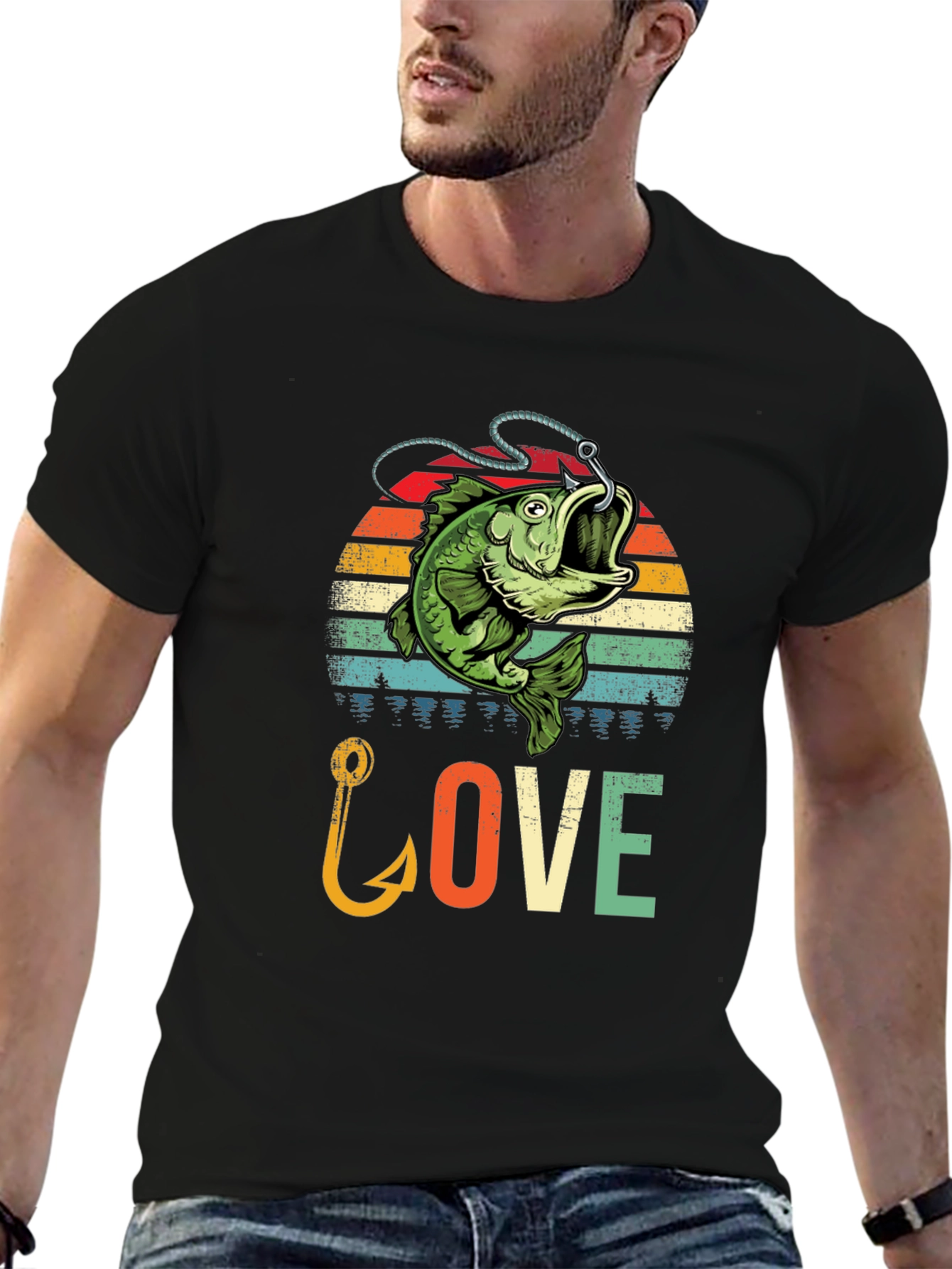Fishing Lover Graphic T-Shirt