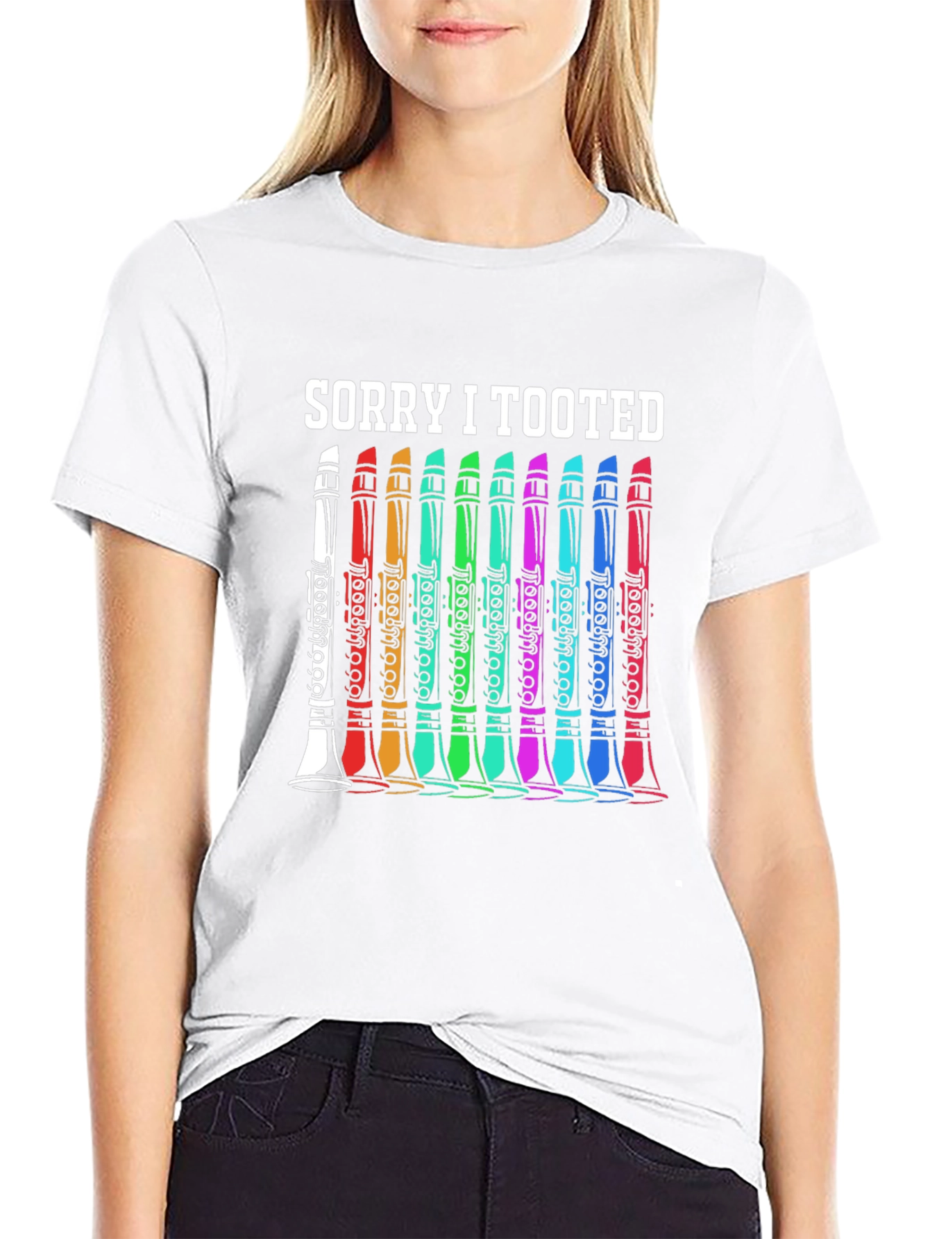 Sorry I Tooted Flute T-Shirt