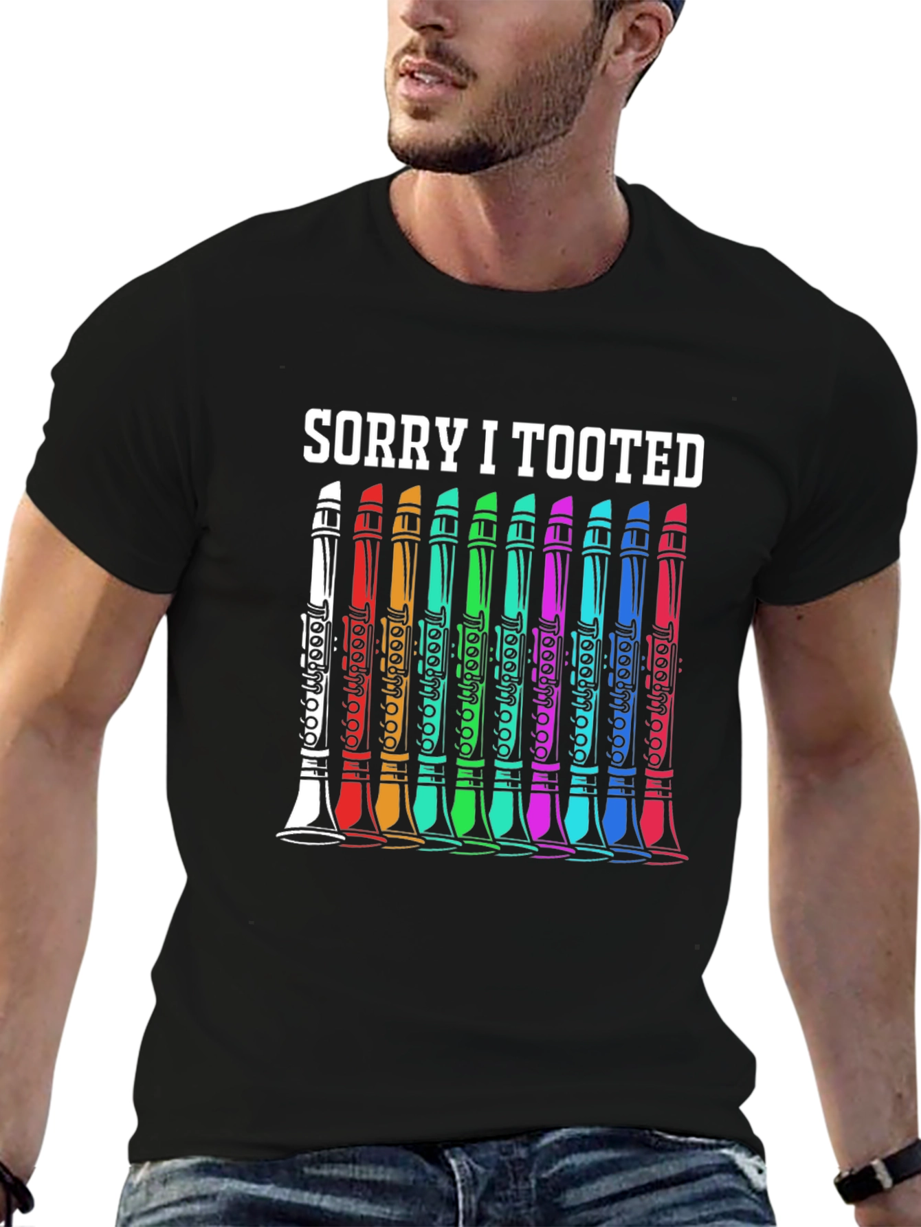 Sorry I Tooted Flute T-Shirt