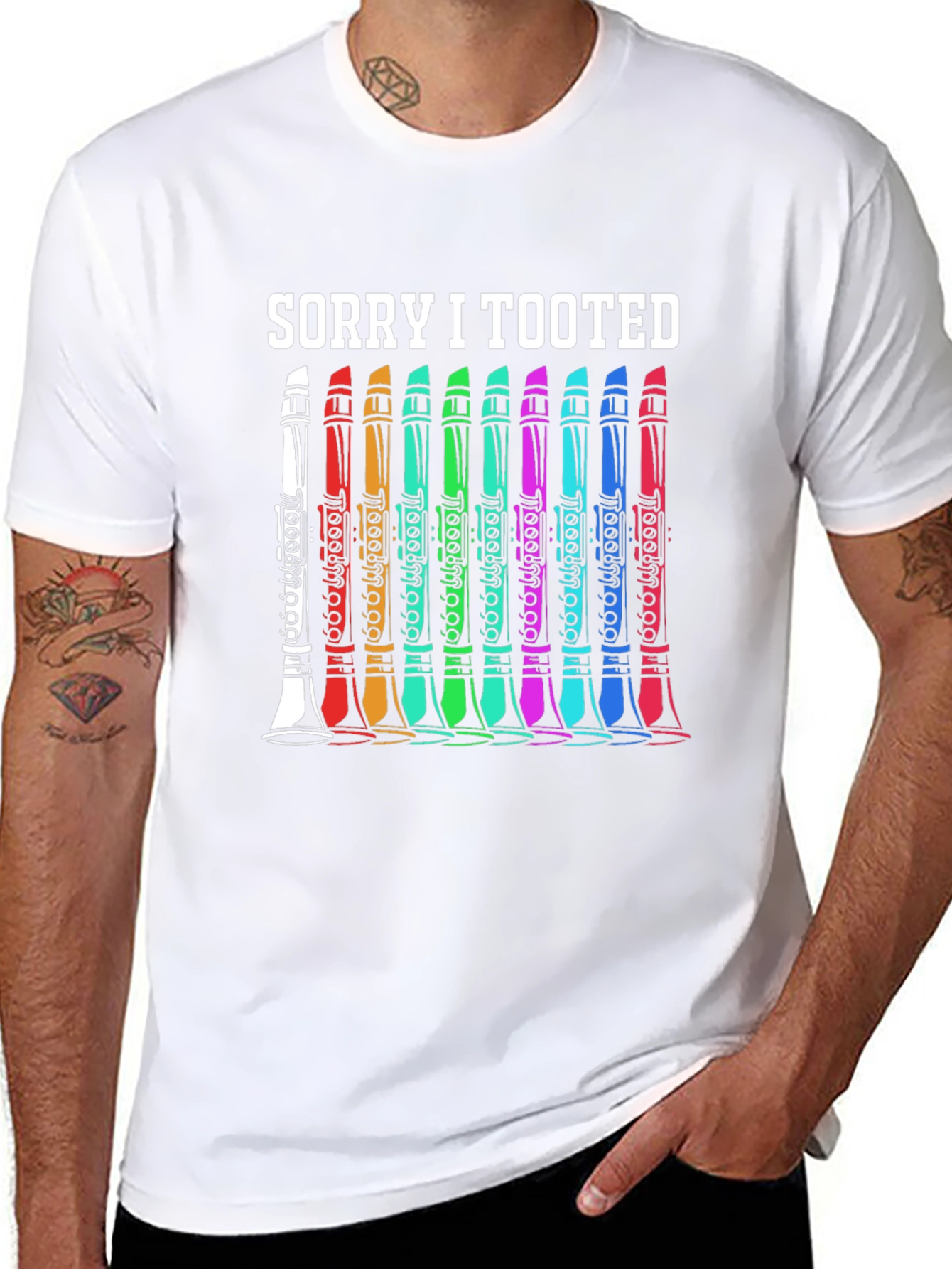 Sorry I Tooted Flute T-Shirt