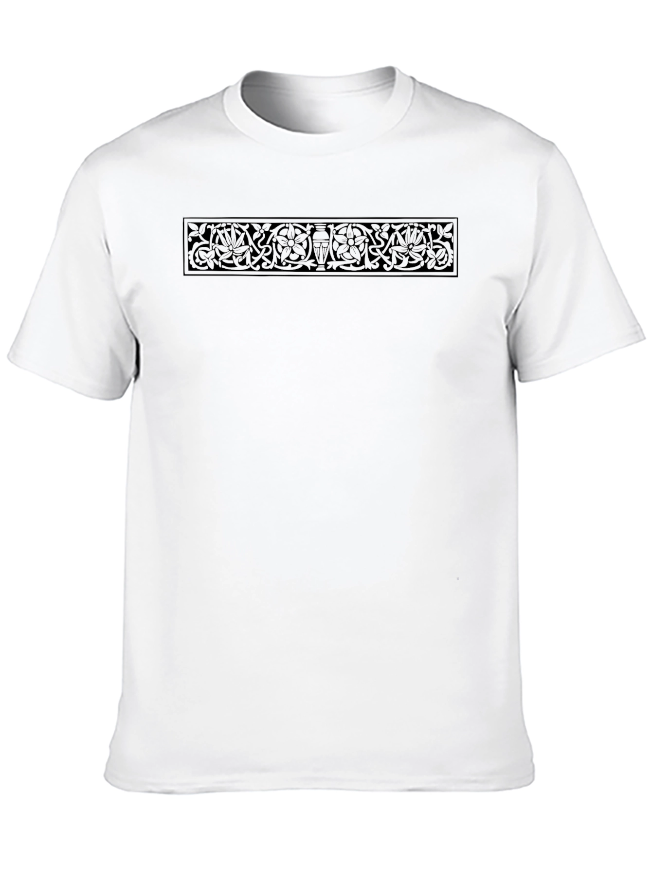 Dark Floral Ornamental T-Shirt