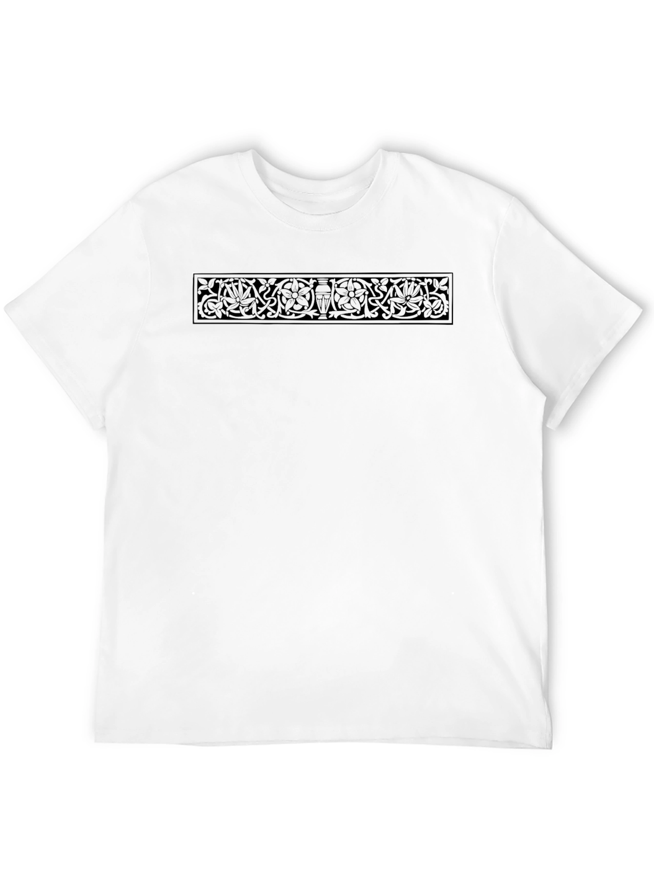 Dark Floral Ornamental T-Shirt