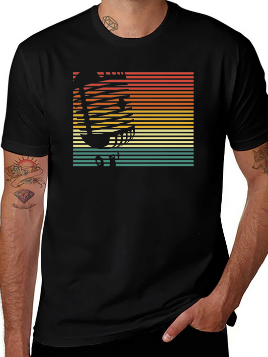 Retro Hockey Mask Tee - Vintage Style