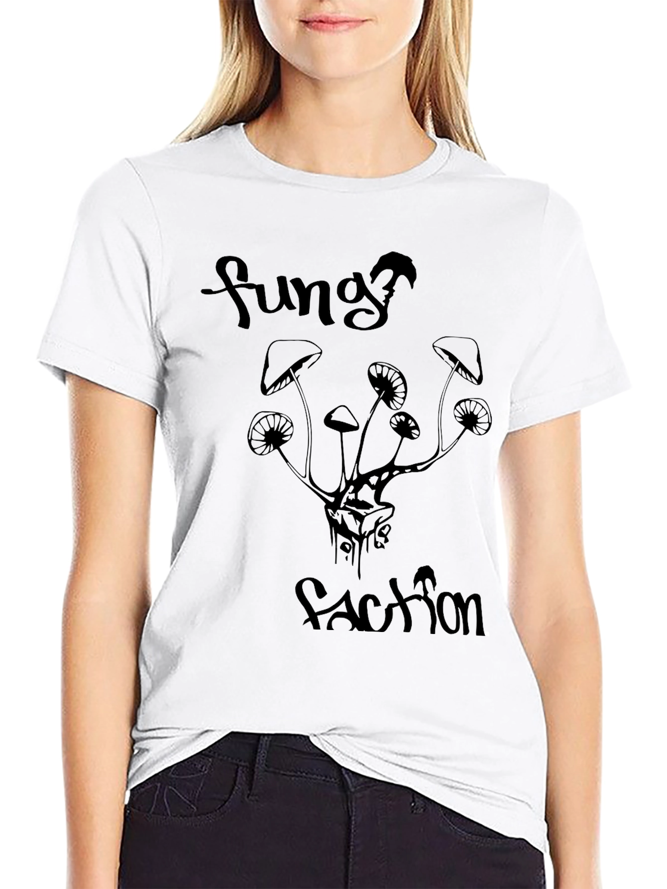 Funky Fungi T-Shirt - Black