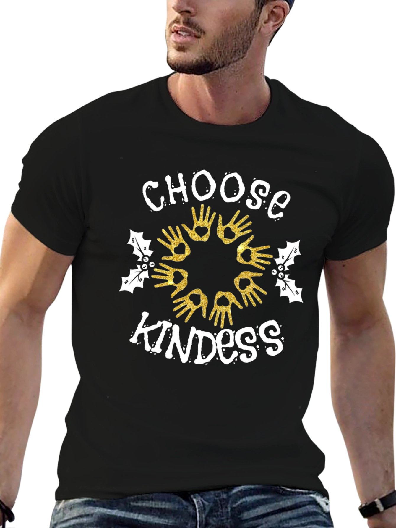 Choose Kindness T-Shirt: Hand Print Design