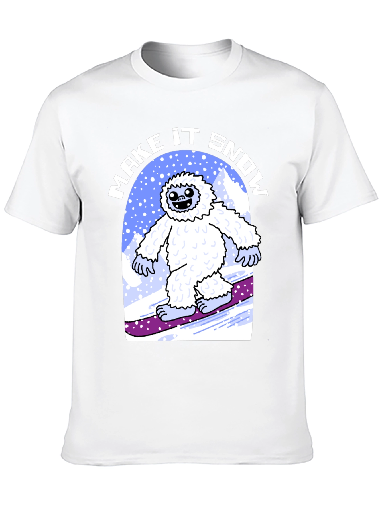 Make It Snow Yeti T-Shirt