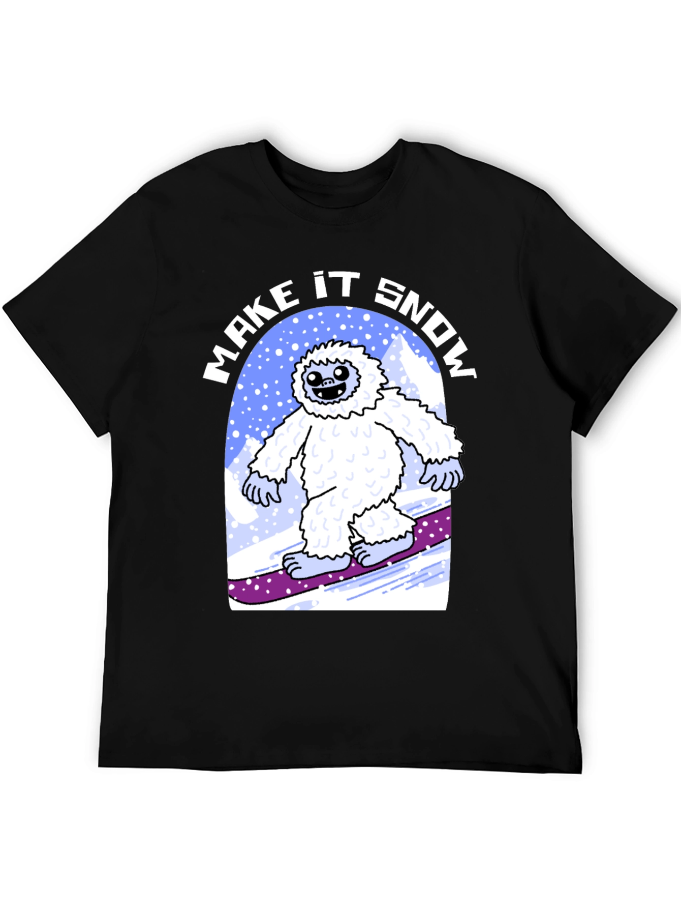 Make It Snow Yeti T-Shirt