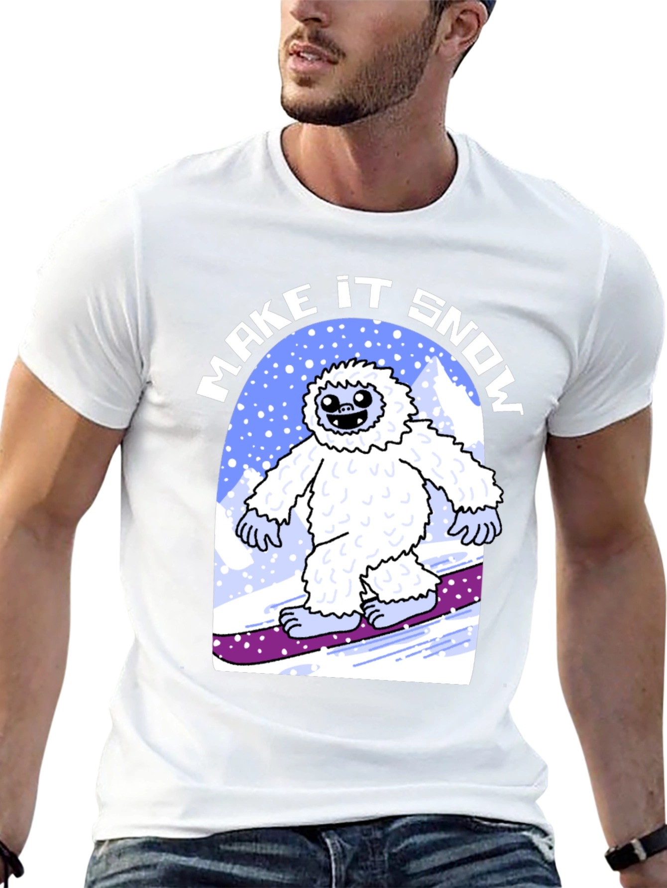 Make It Snow Yeti T-Shirt