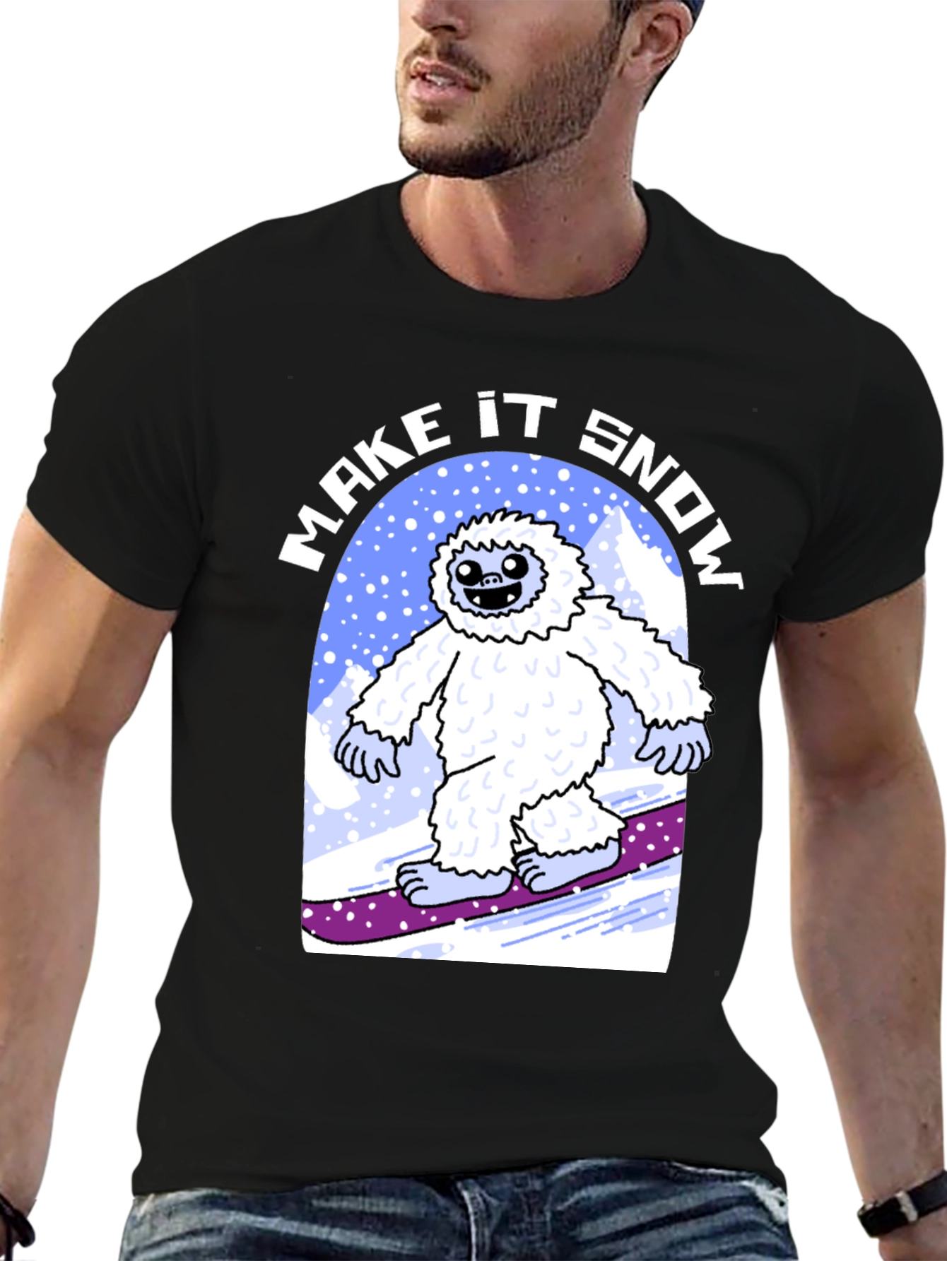 Make It Snow Yeti T-Shirt