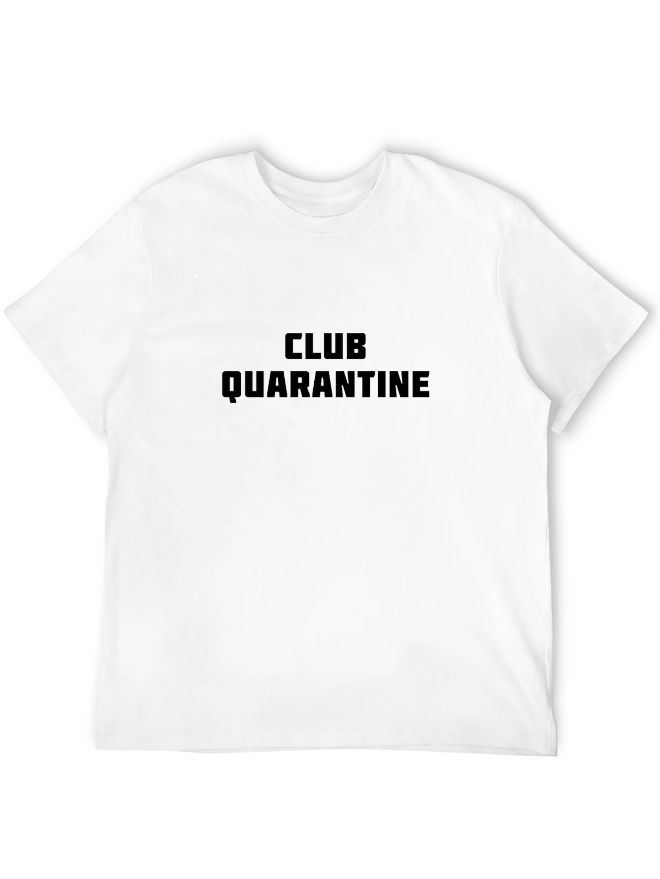 Club Quarantine Black Graphic T-Shirt