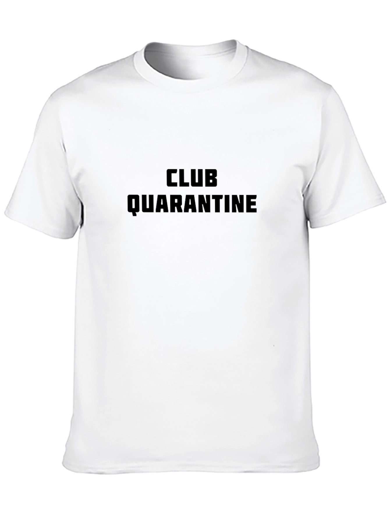 Club Quarantine Black Graphic T-Shirt