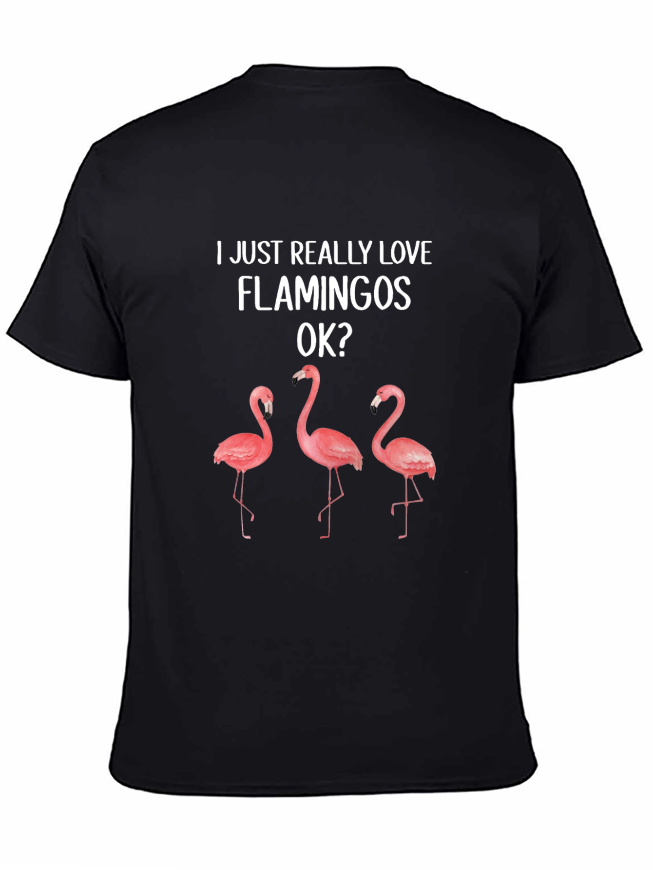 I Love Flamingos T-Shirt - Fun Graphic Tee