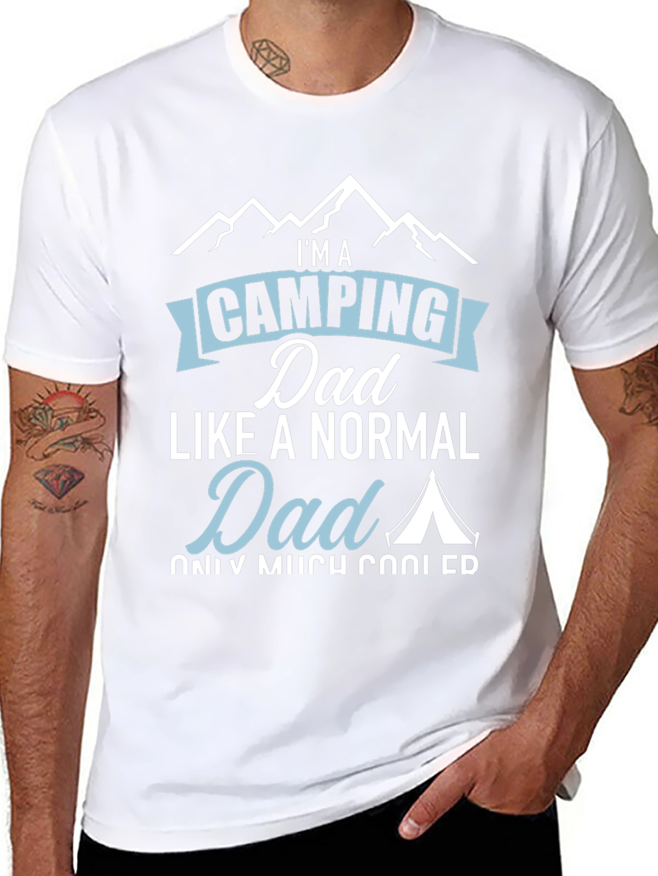 Camping Dad T-Shirt - Cool Outdoorsman Apparel