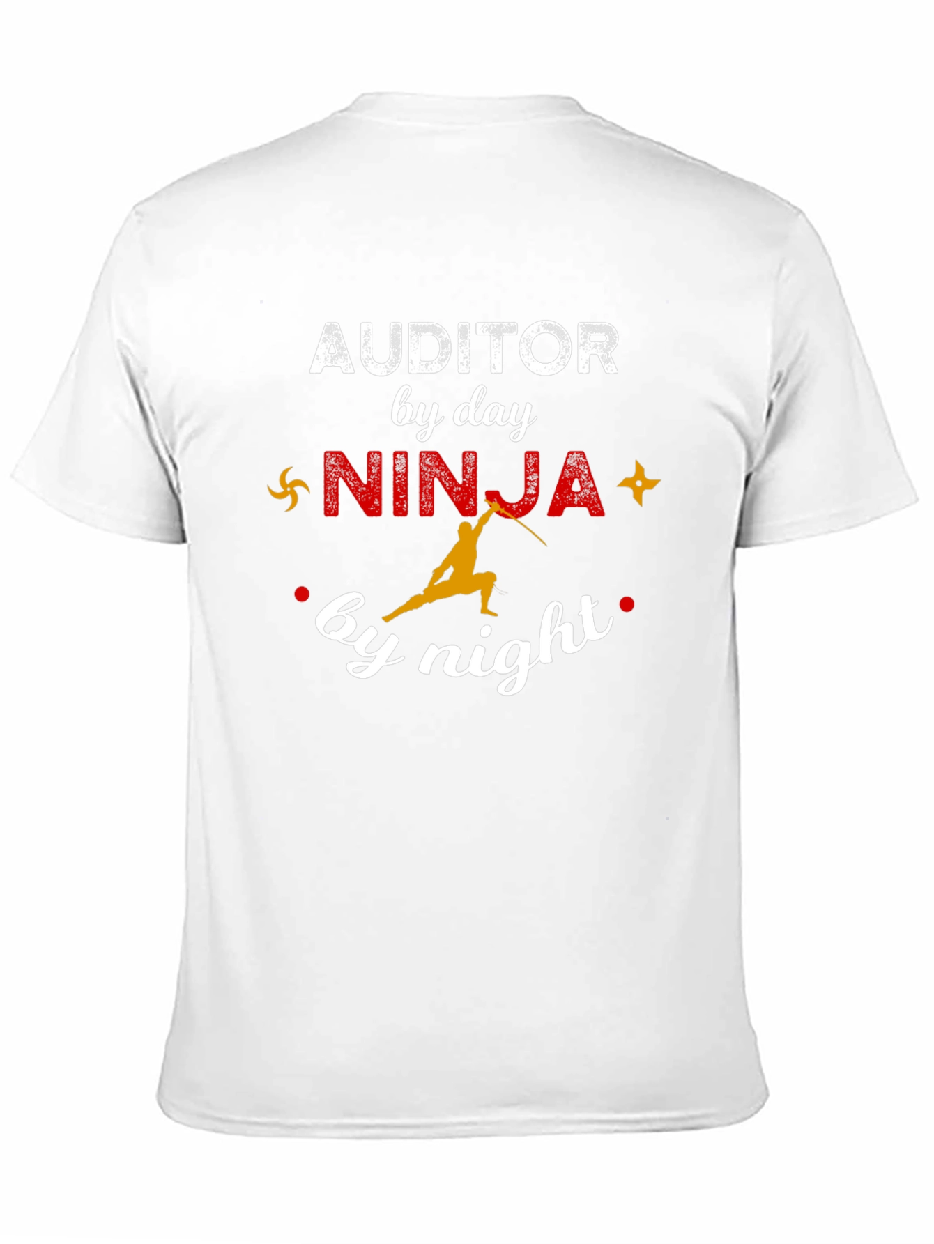 Auditor by Day Ninja by Night Funny T-Shirt