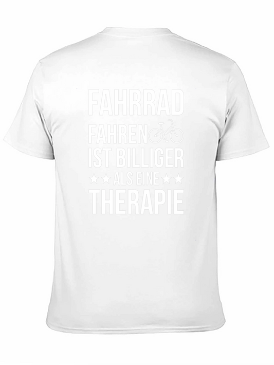 Fahrrad Fahren T-Shirt - Cycling Therapy