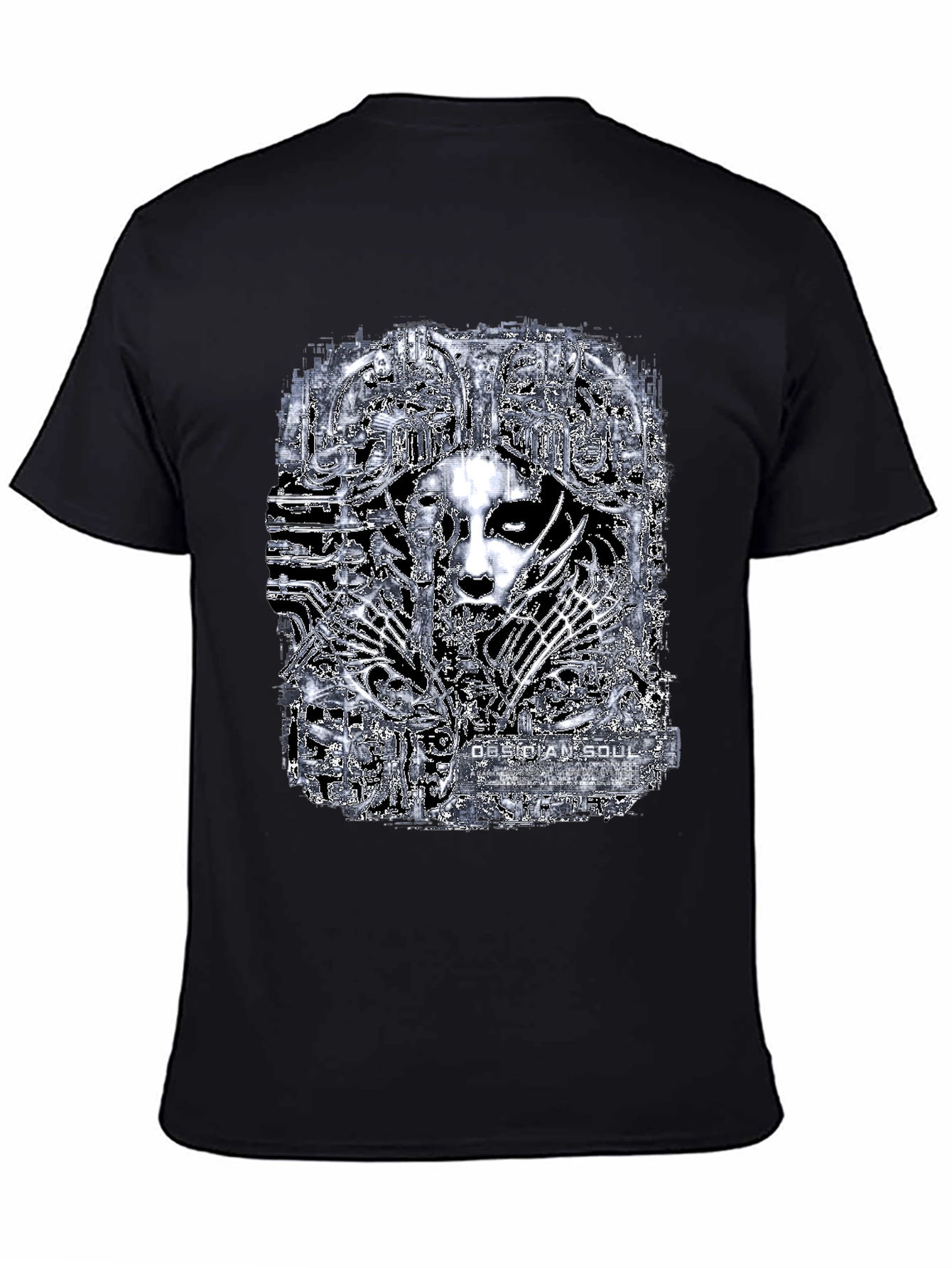 Obsidian Soul Graphic Tee - Dark Fantasy T-Shirt