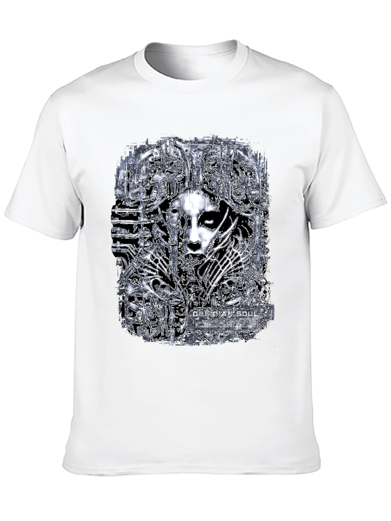 Obsidian Soul Graphic Tee - Dark Fantasy T-Shirt