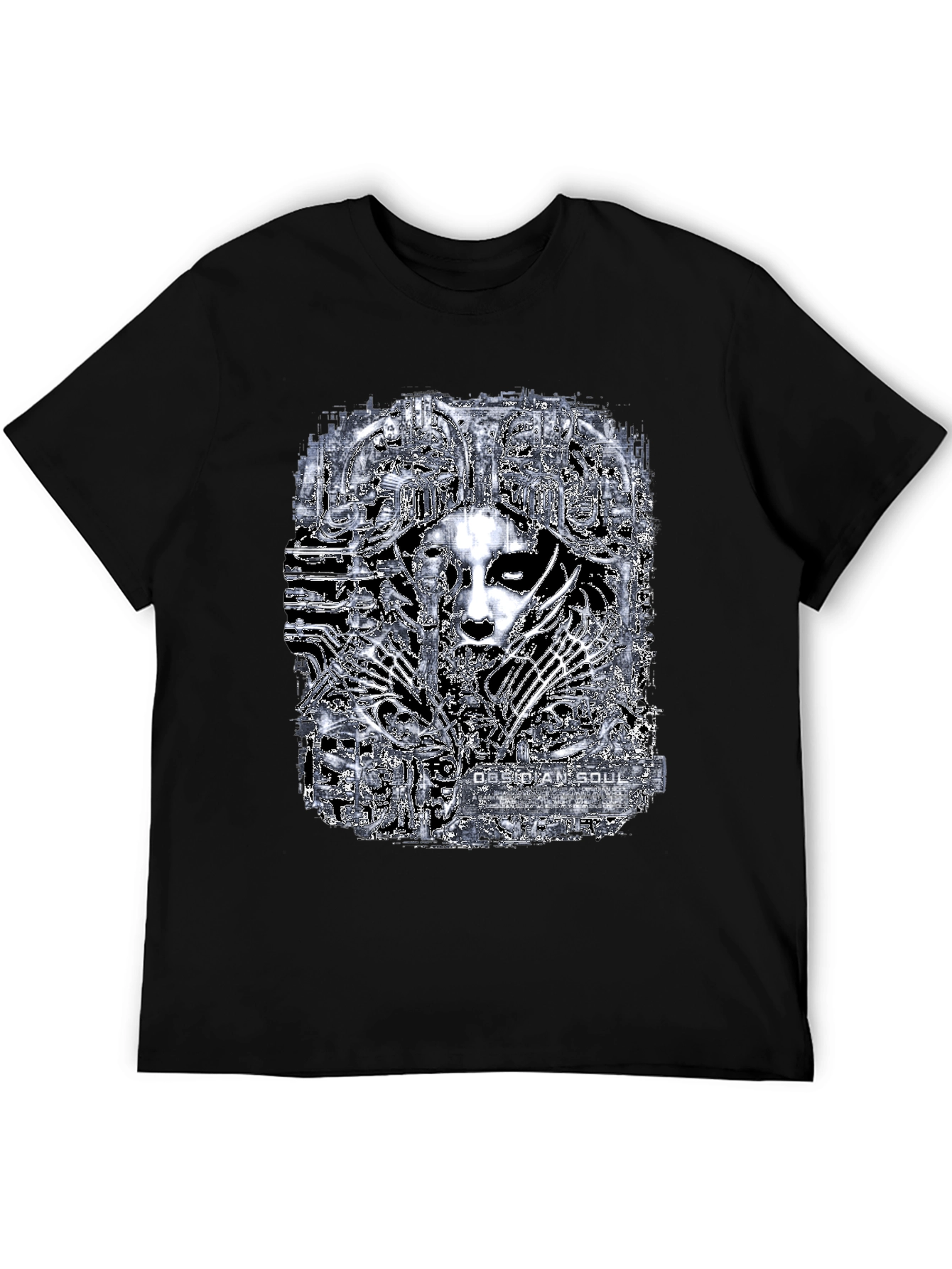 Obsidian Soul Graphic Tee - Dark Fantasy T-Shirt