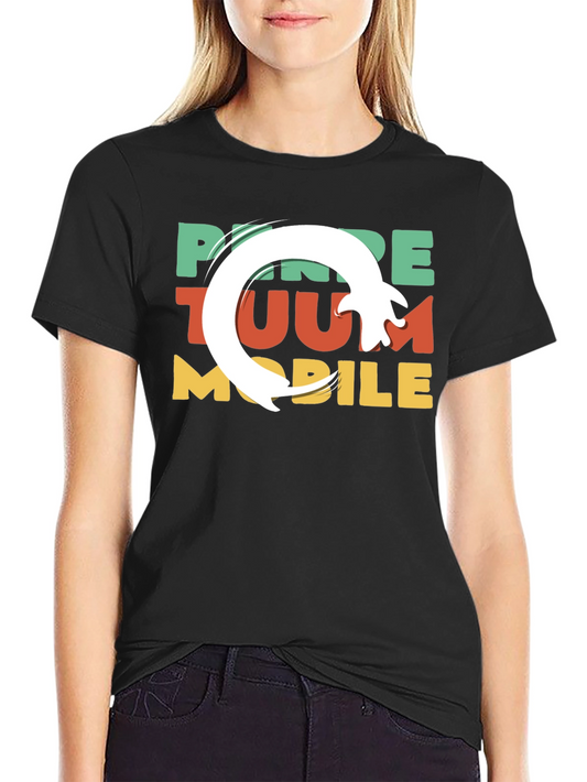 Funky Retro Style Mobile T-Shirt