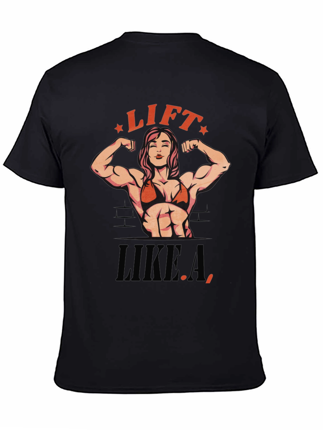 Lift Like A Woman T-Shirt - Black