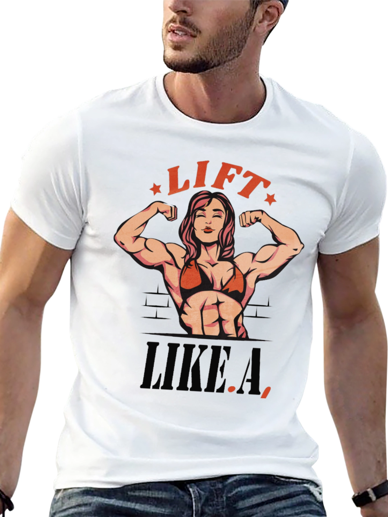 Lift Like A Woman T-Shirt - Black