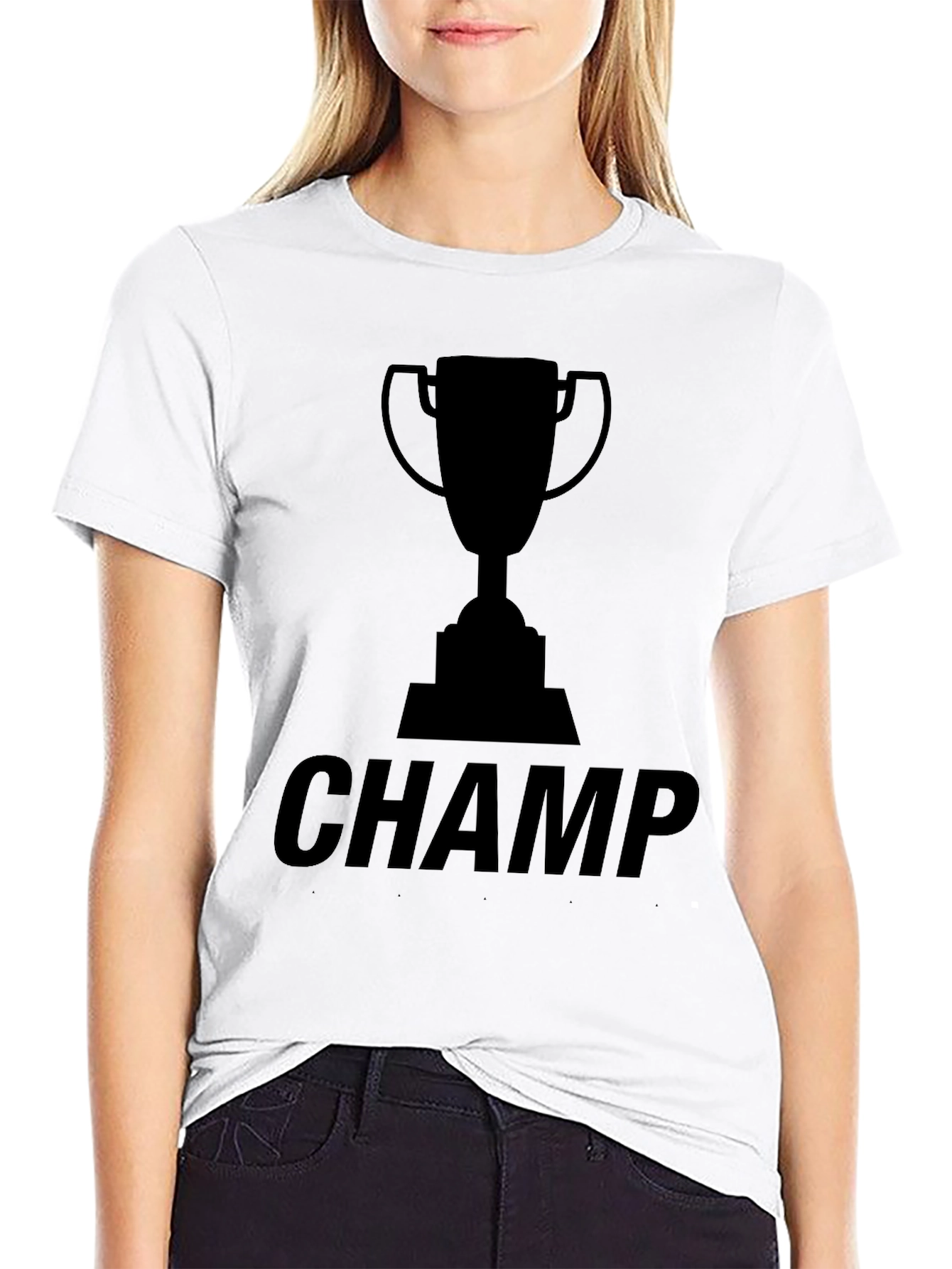 Champion Graphic Tee - Black
